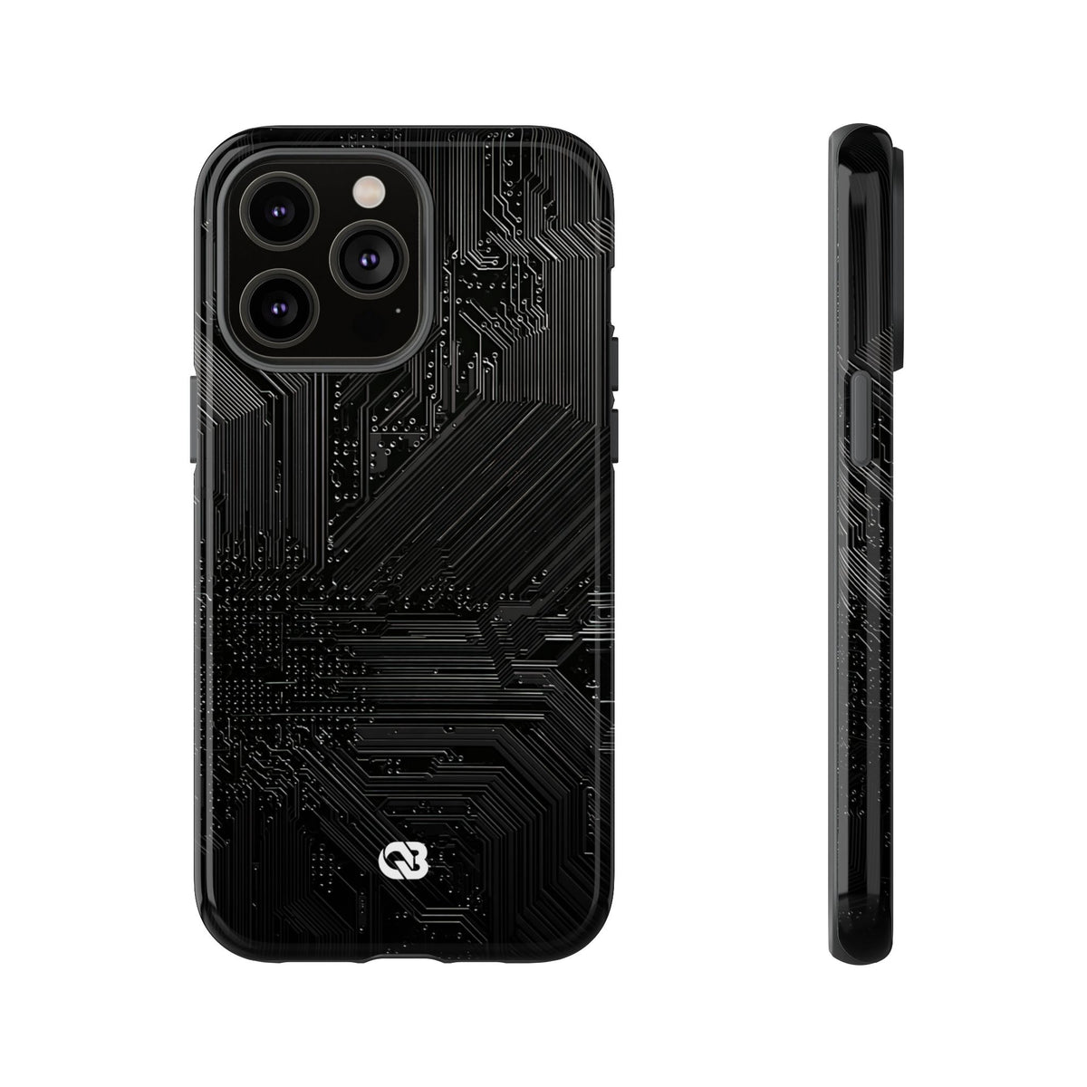 Obsidian Circuitry · Tough Phone Case for iPhone · Black