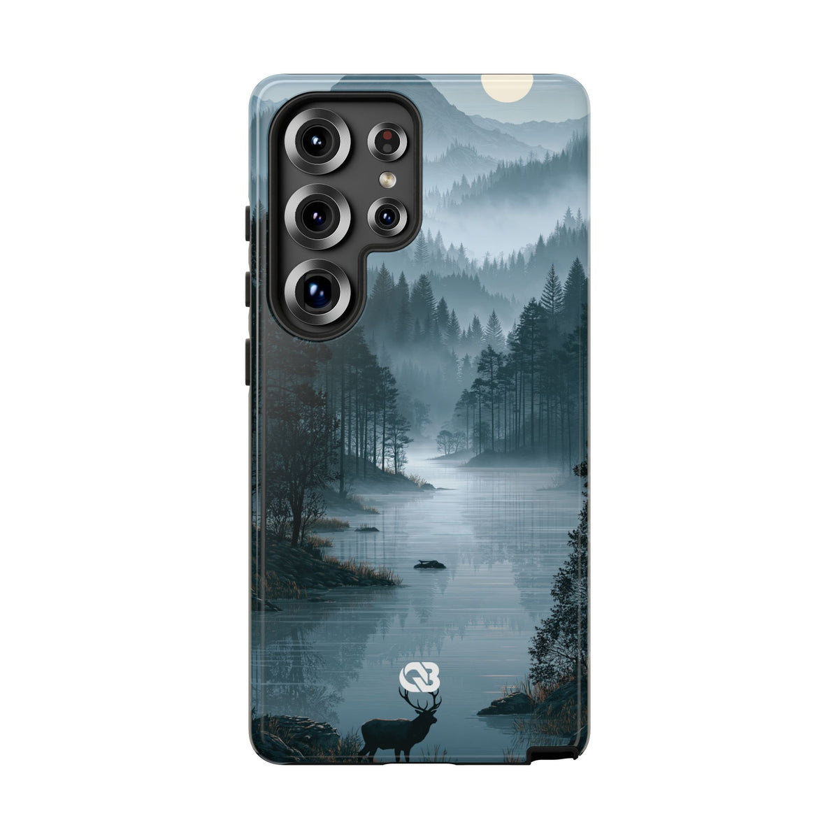 Silent Nordic Fjord · Tough Phone Case for Samsung · Blue