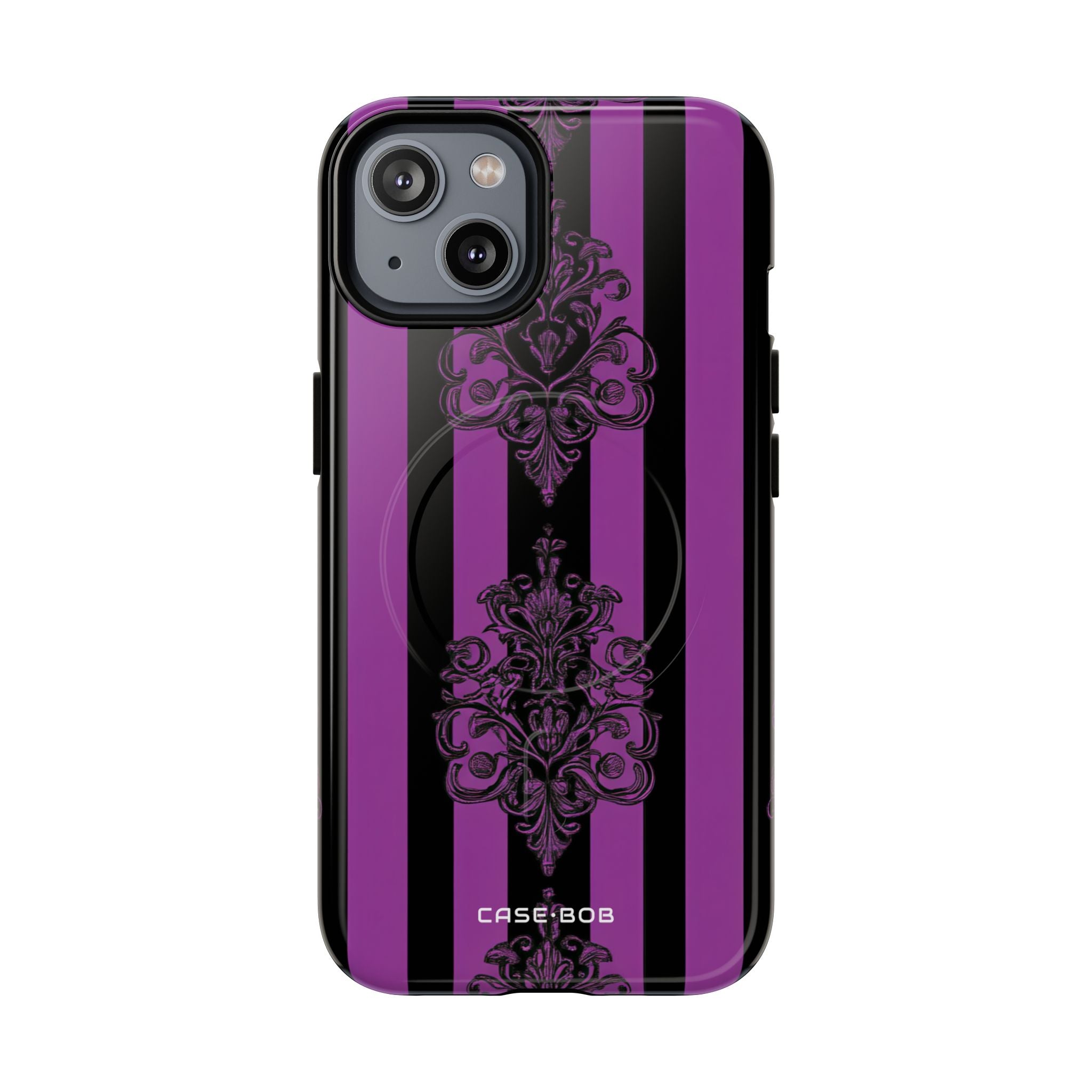 Damask Elegance Purple iPhone 14 Case - Tough+