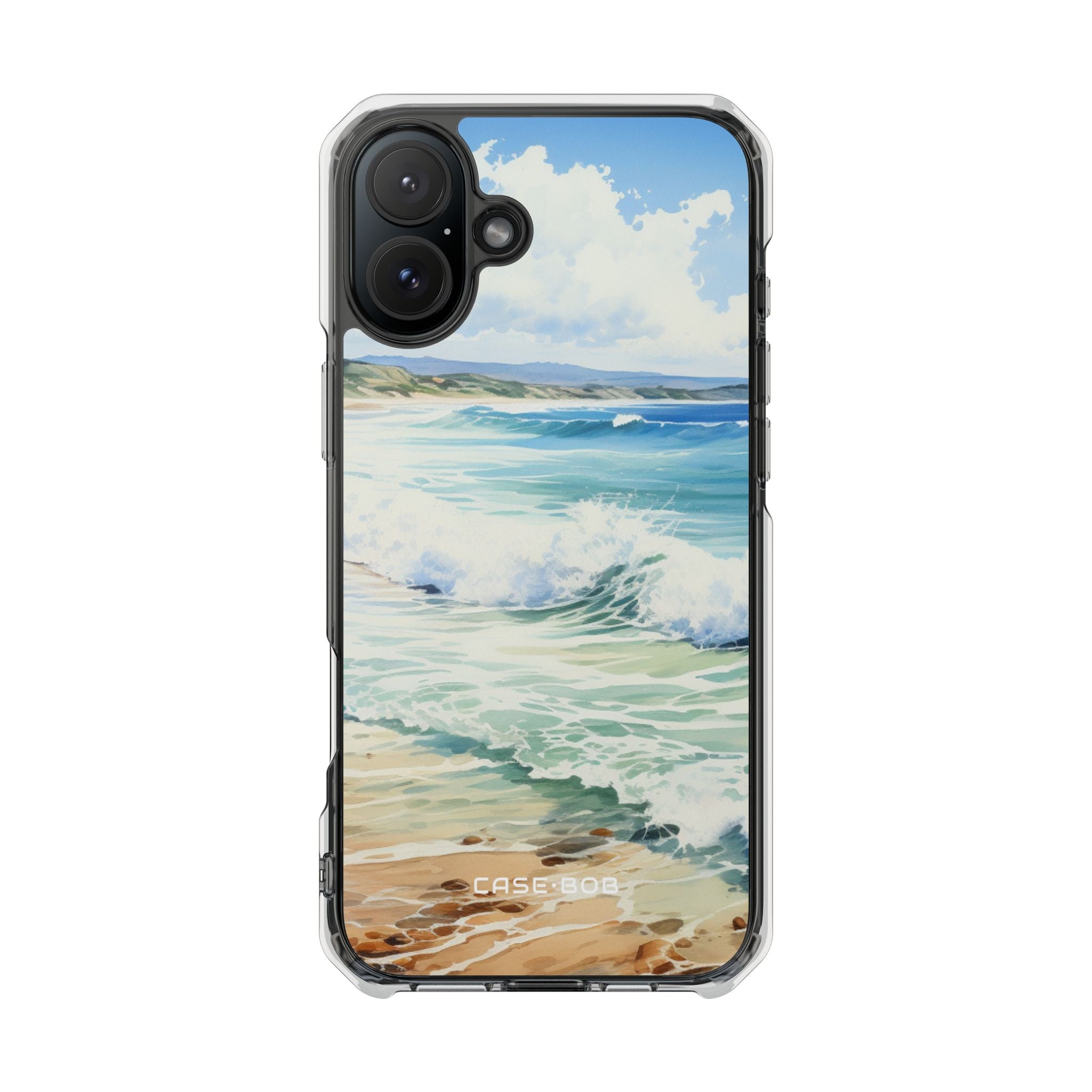 Foamy Wave Breeze iPhone 16 Plus Case - Impact