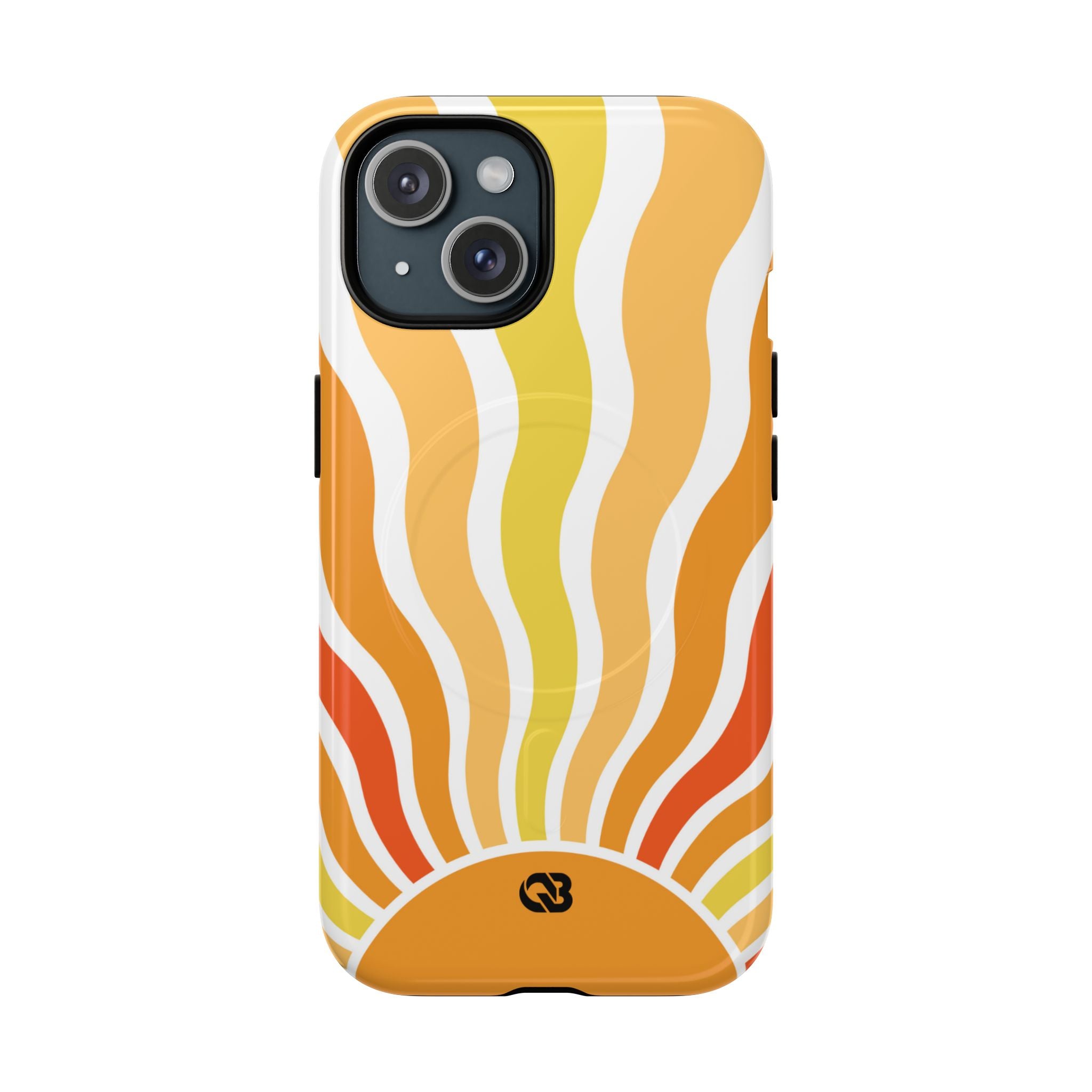 Amber Solar Waves · Tough+ Phone Case for iPhone · Magsafe