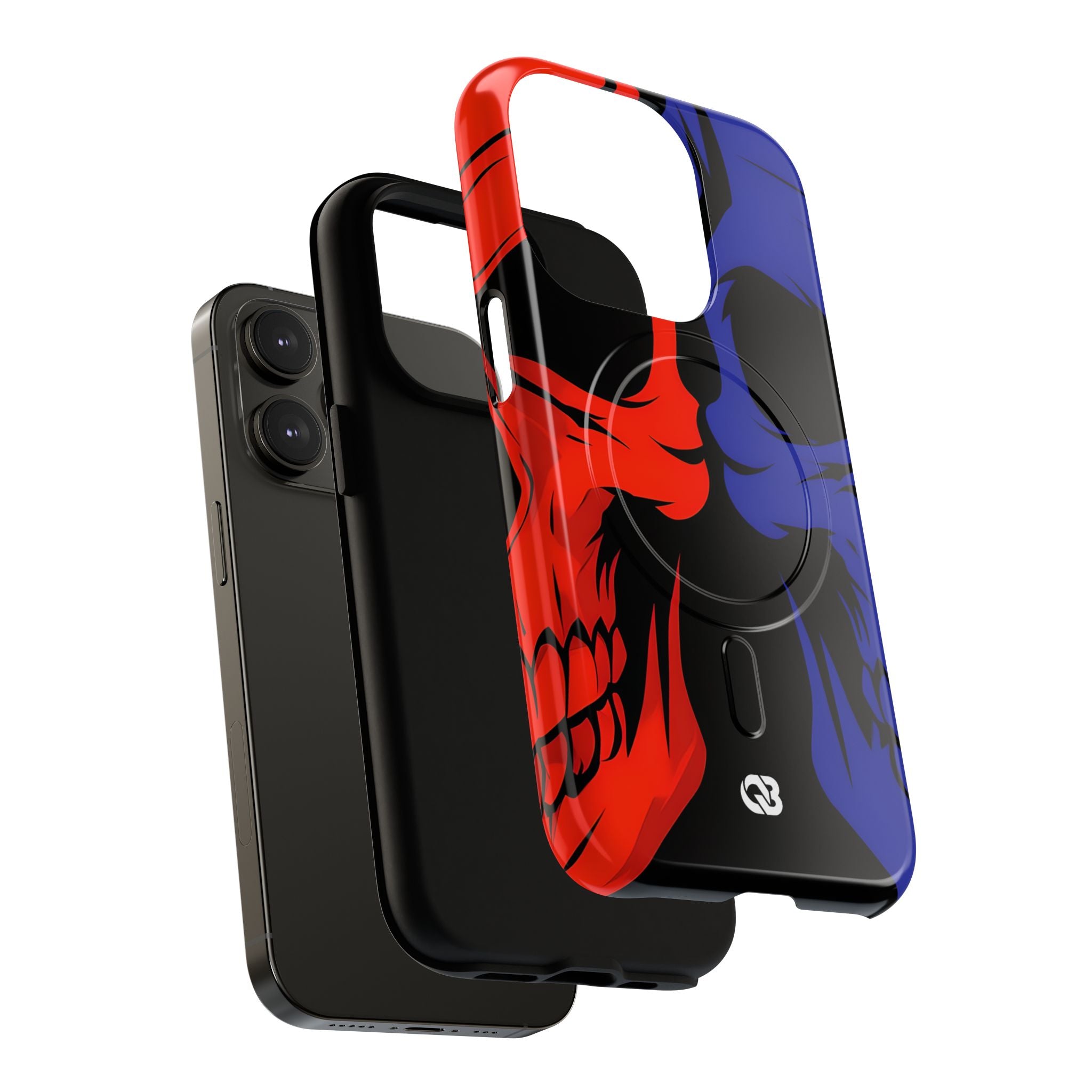 Crimson Cobalt Skulls · Tough+ Phone Case for iPhone · Magsafe