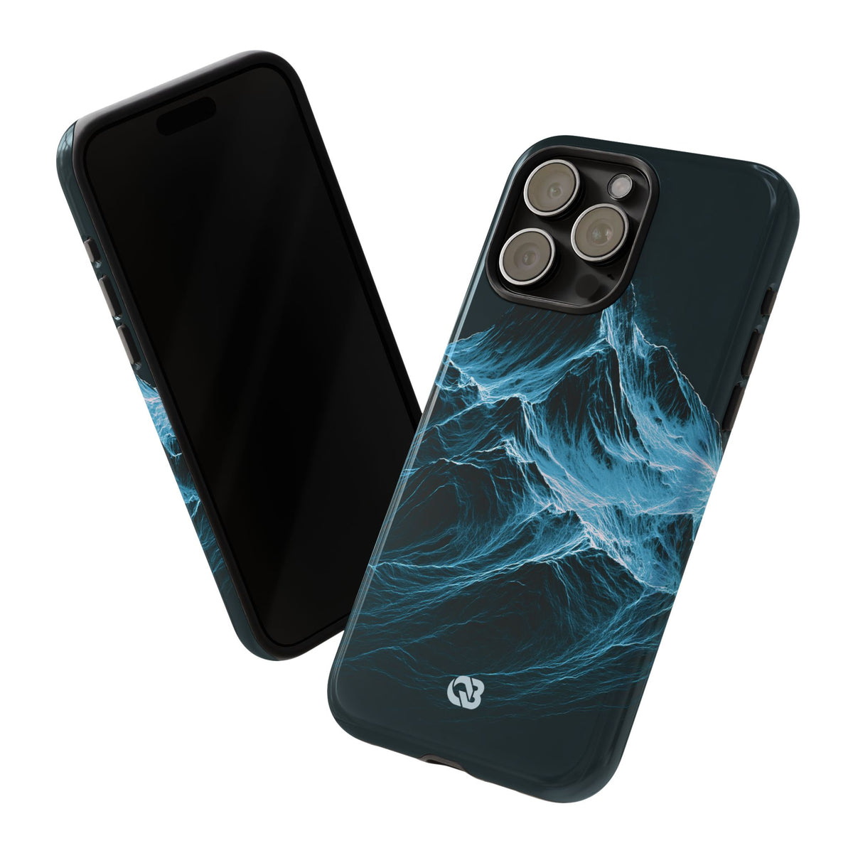Nordic Frost Peak · Tough Phone Case for iPhone · Blue