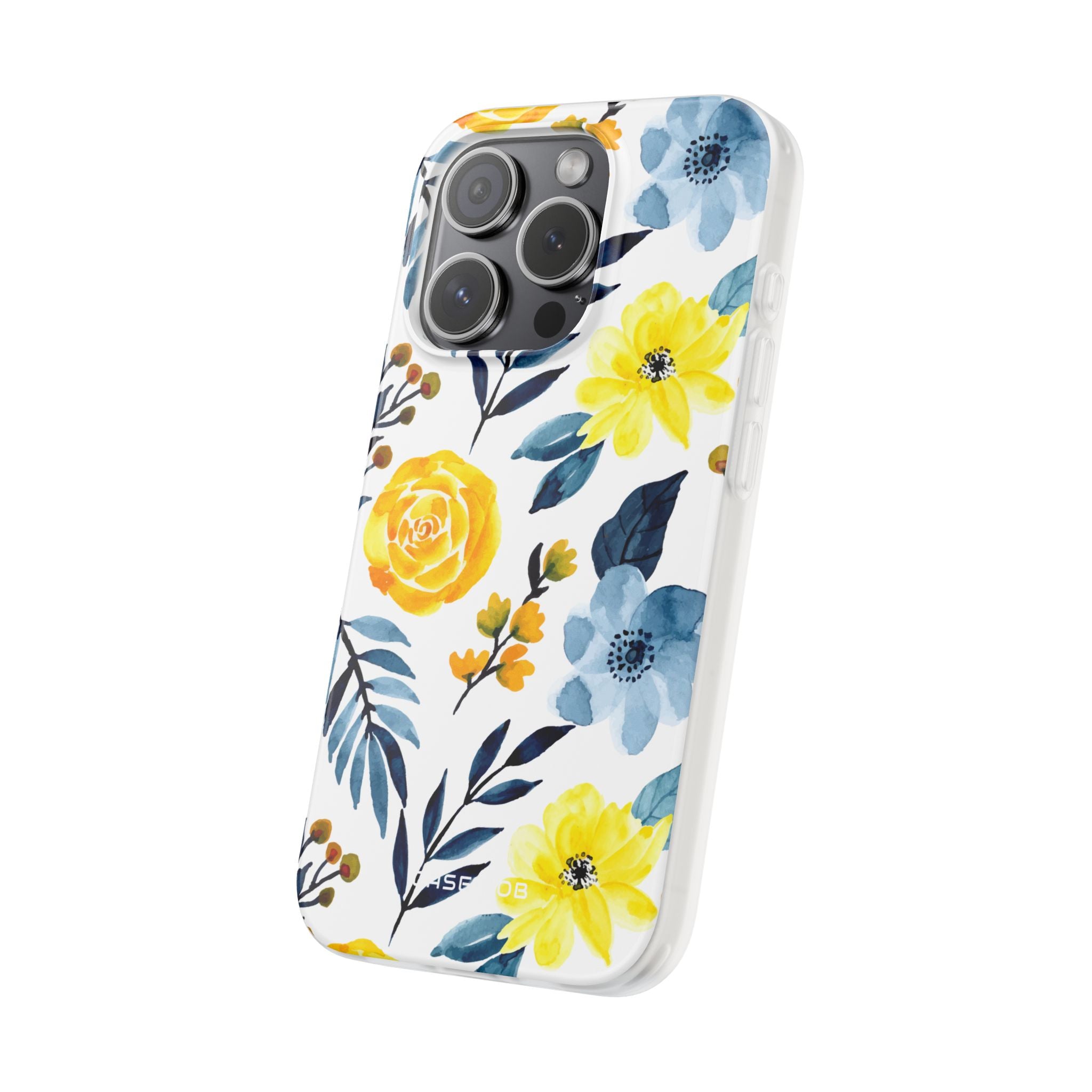 Golden Bloom iPhone 15 Pro Case - Soft