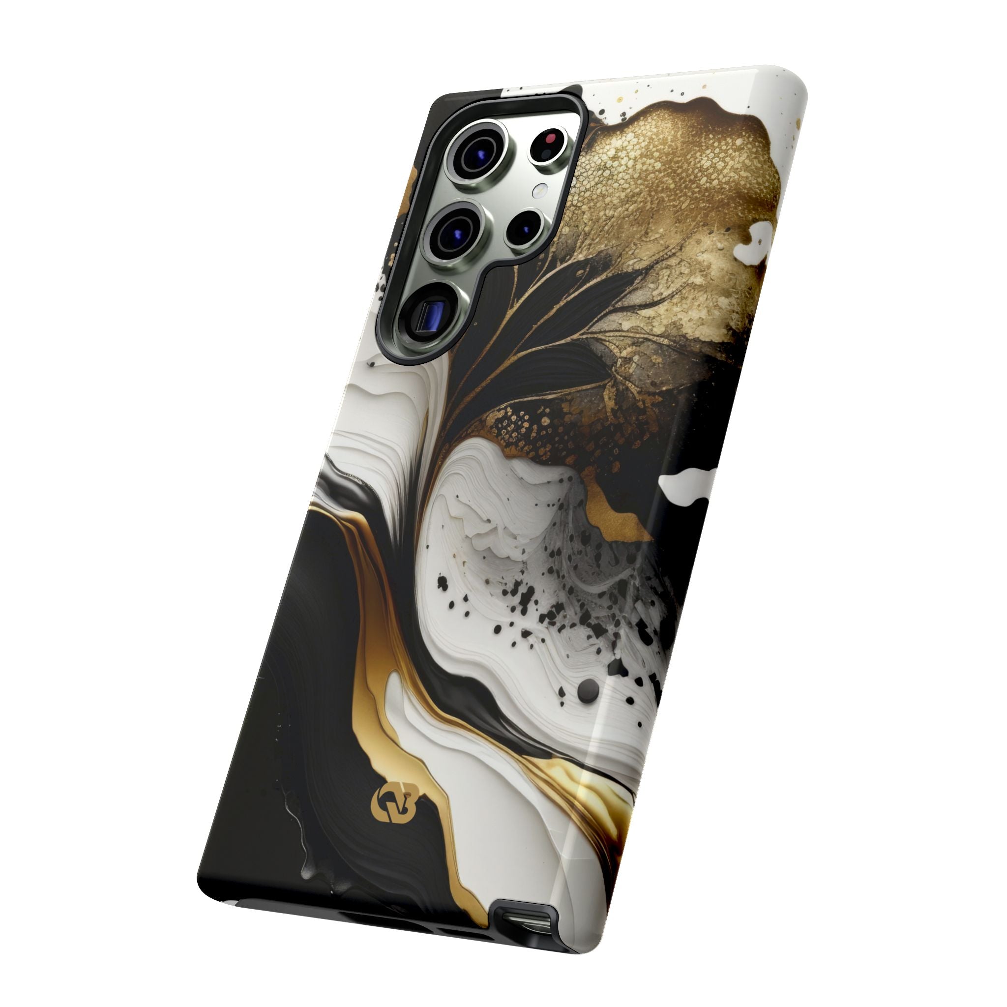 Molten Onyx Gold · Tough Coque de téléphone pour Samsung