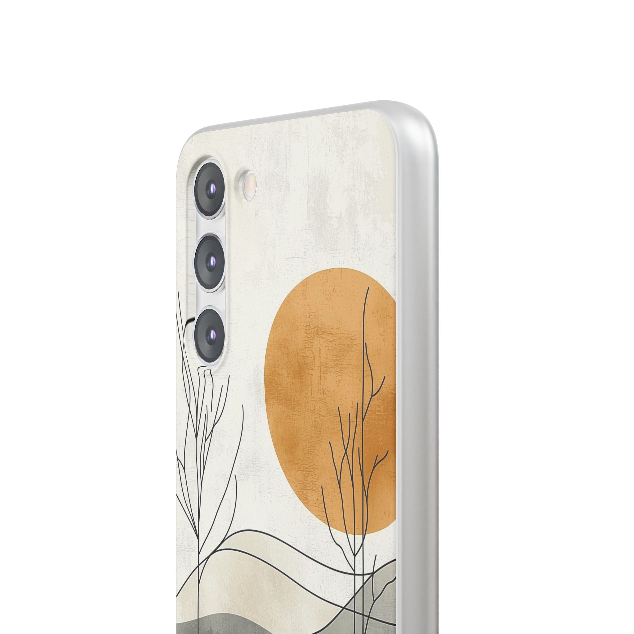 Orange Halo Samsung S23 Plus Cover - Blød