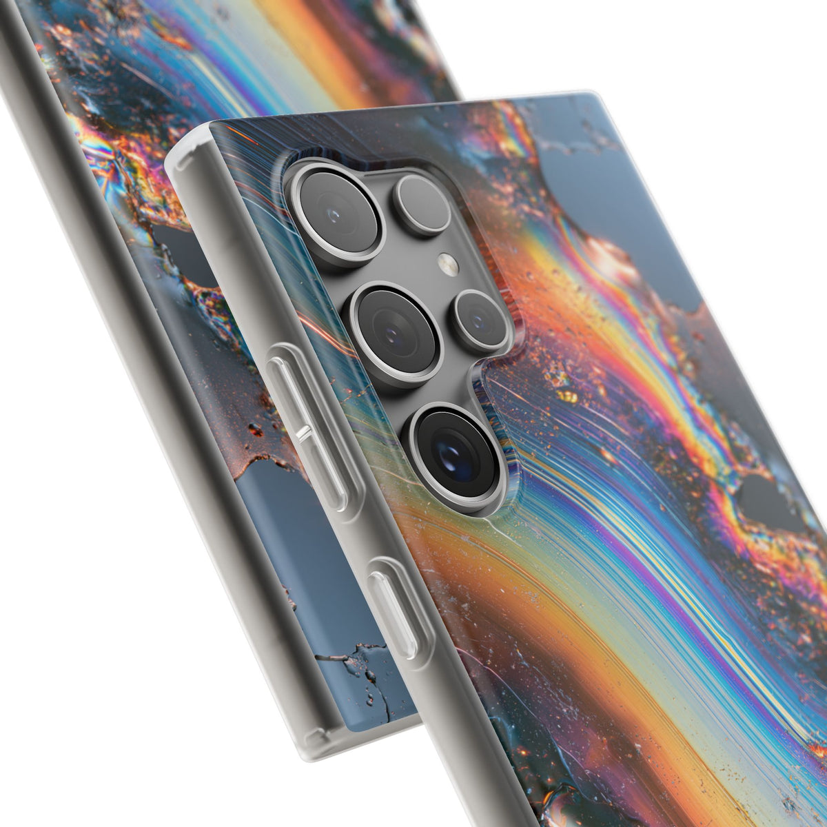 Prismatic Aura Flow · Lite Phone Case for Samsung · Blue