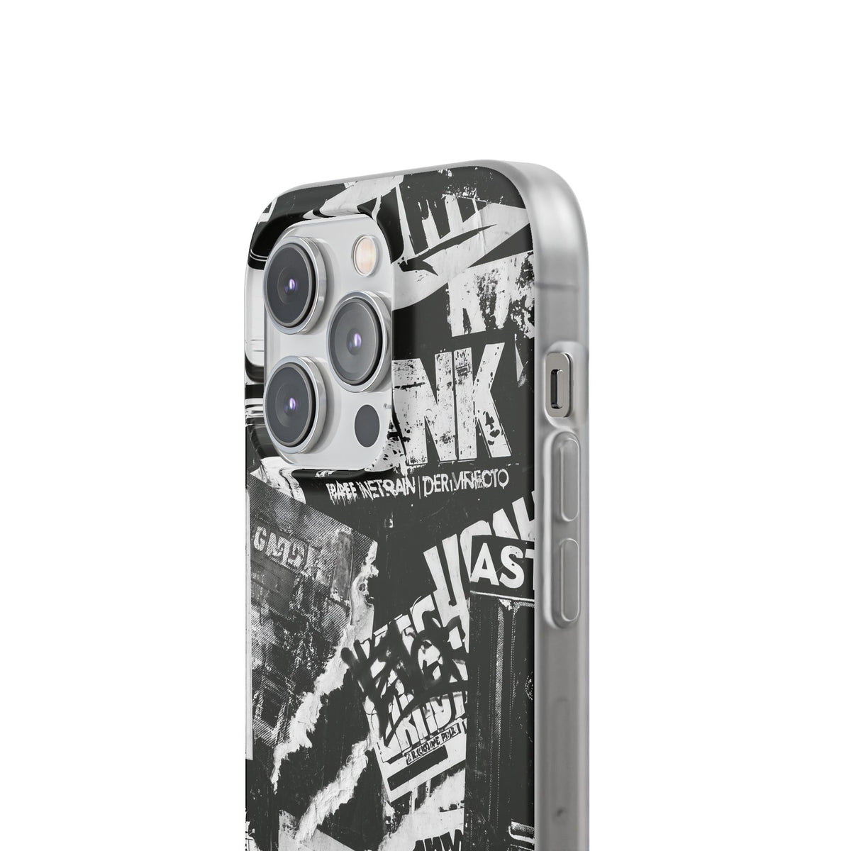 Underground Punk Collage · Lite Phone Case for iPhone · Black