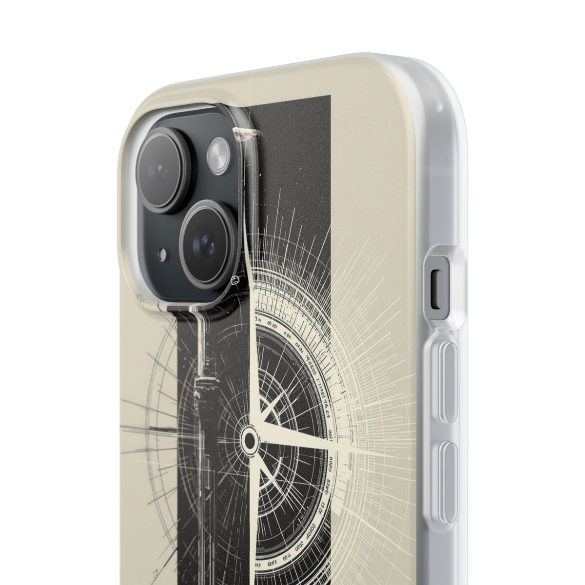 Beige Lite Phone Case for iPhone - Zenith Vector Spire