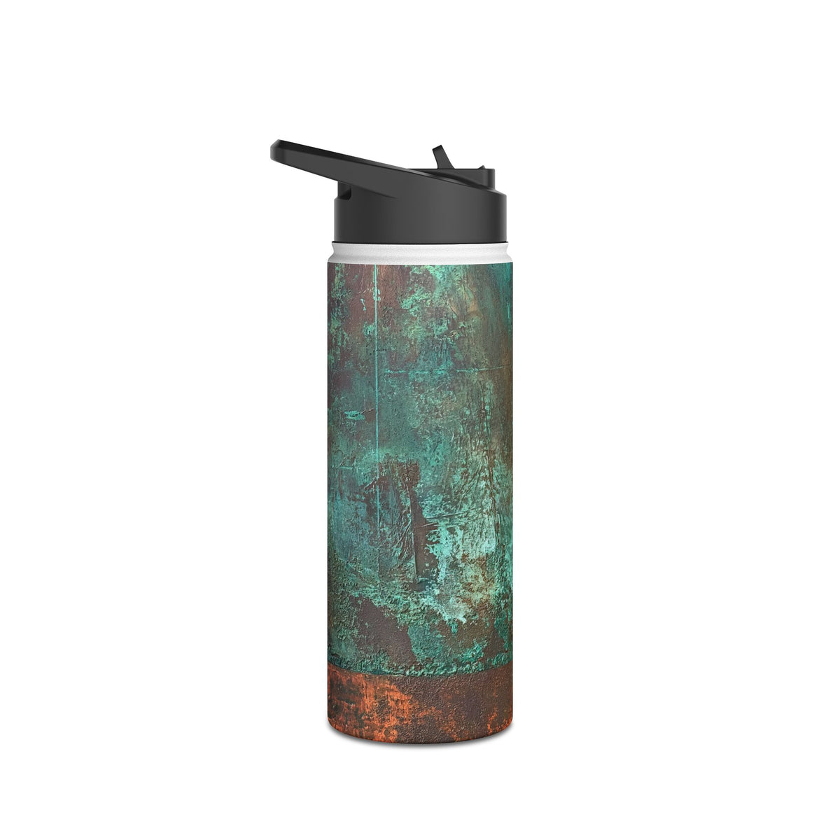 Oxidized Copper Patina · Insulated Water Bottle · Green
