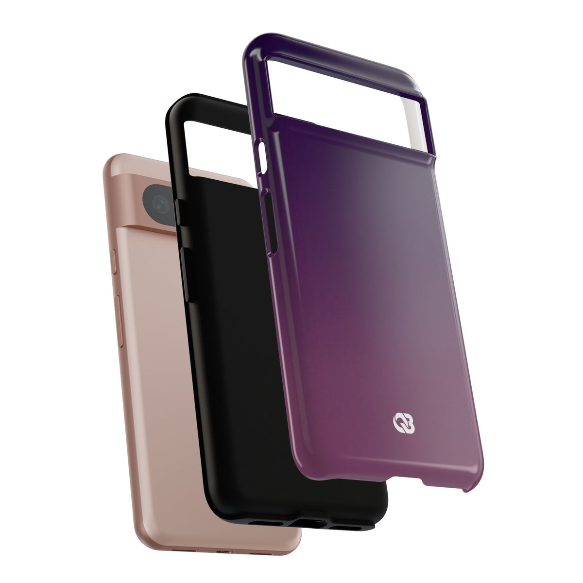 Purple Tough Phone Case for Google Pixel - Nocturnal Plum Fade