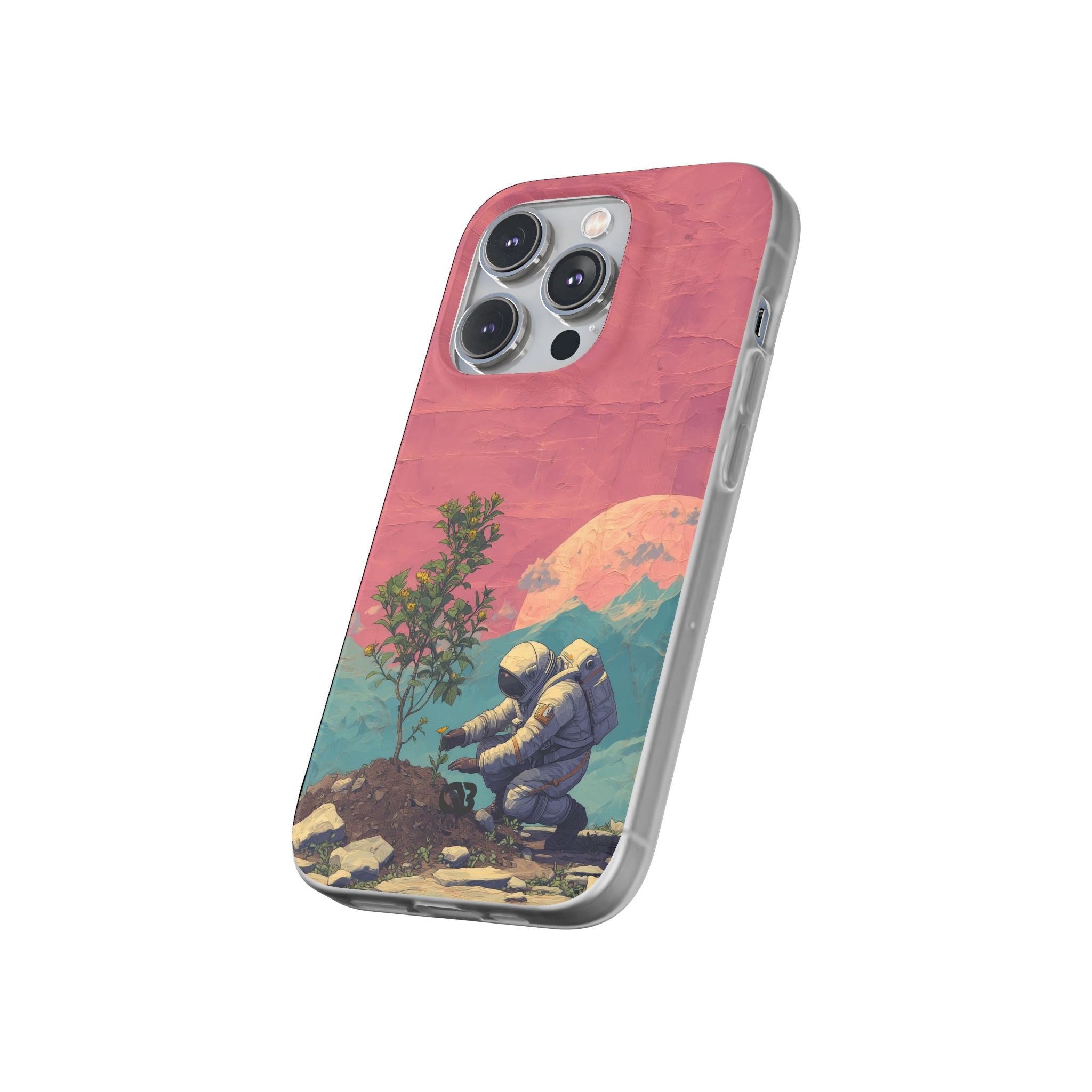 Lunar Pastel Bloom · Soft Phone Case for iPhone