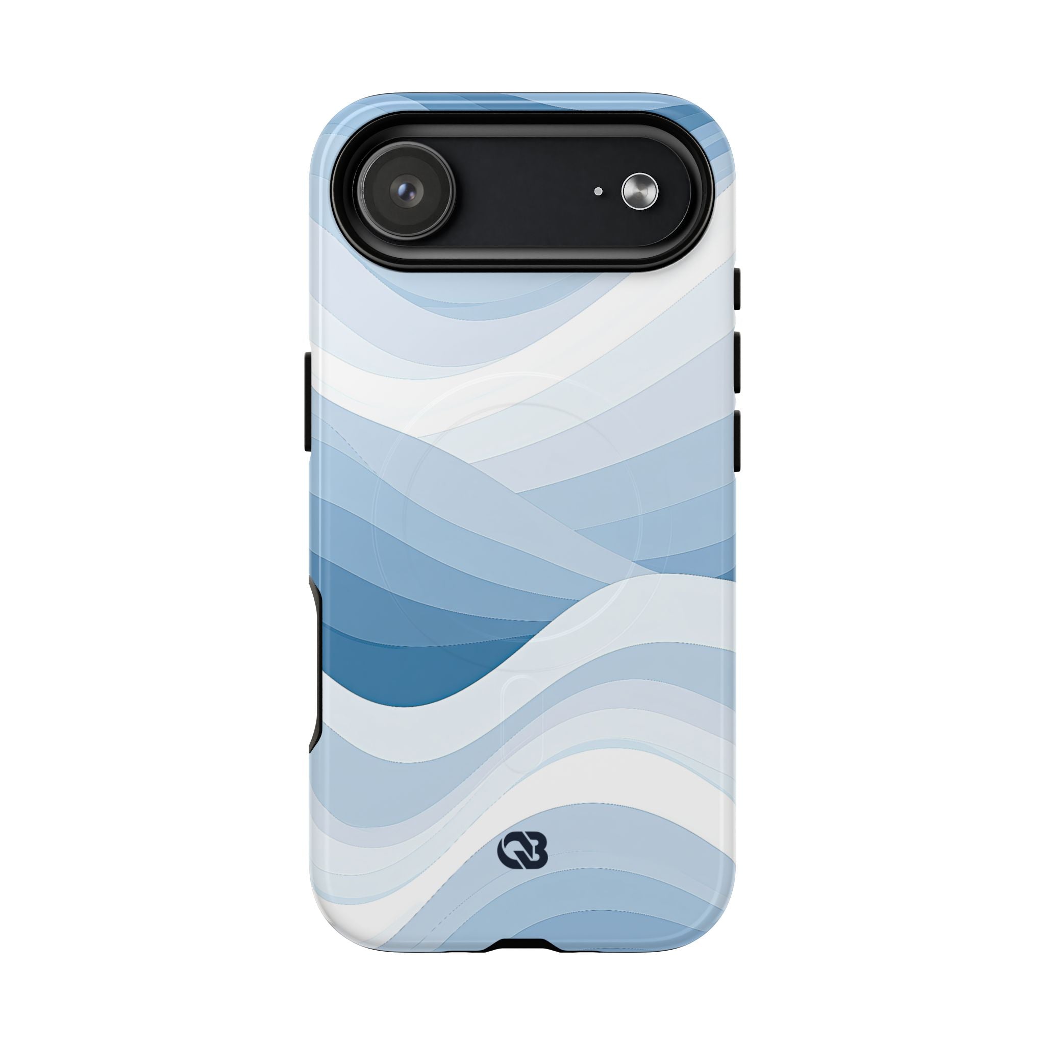 Blue Tough 2.0 Magsafe Phone Case for iPhone - Glacial Indigo Flow