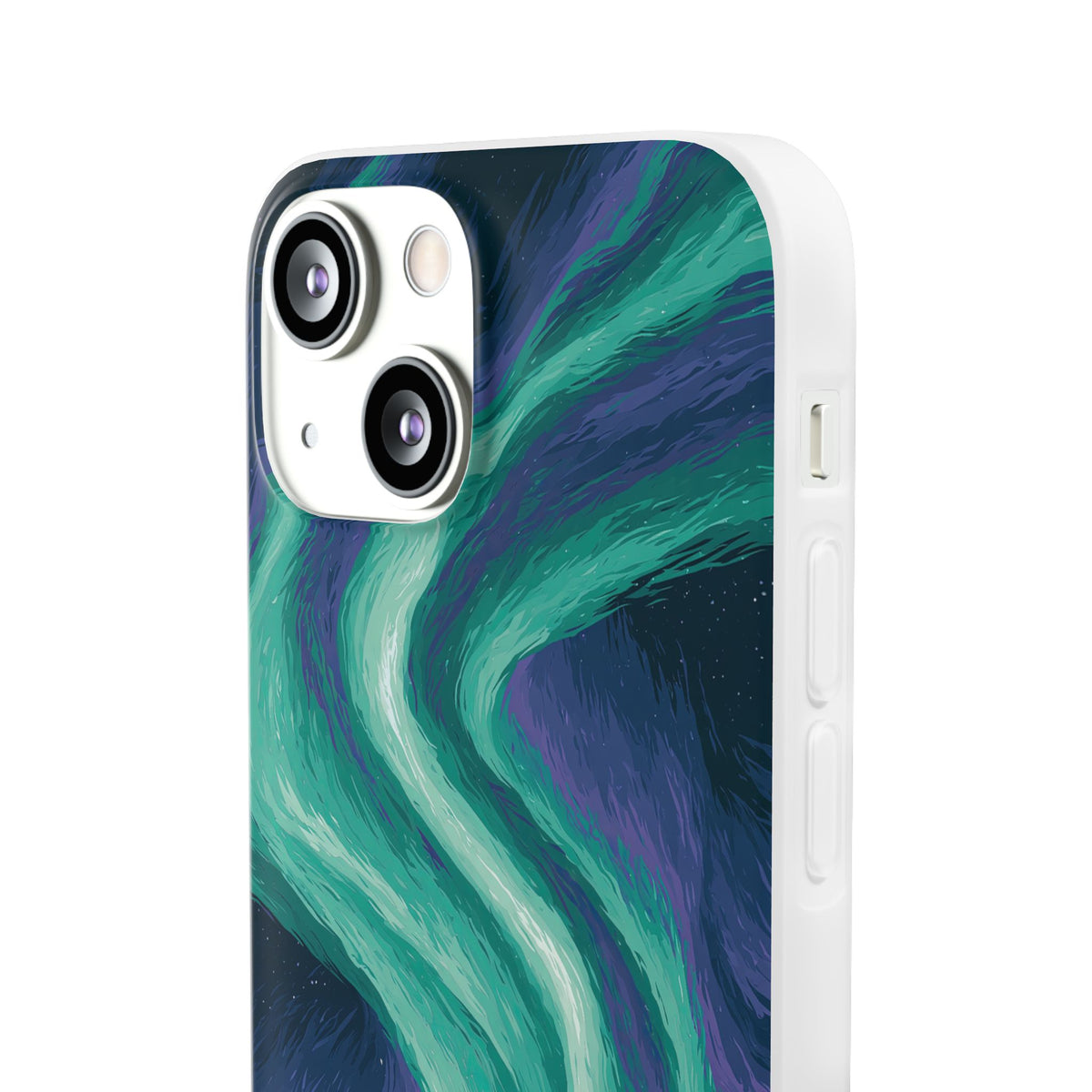 Arctic Aurora Bear · Lite Phone Case for iPhone · Teal