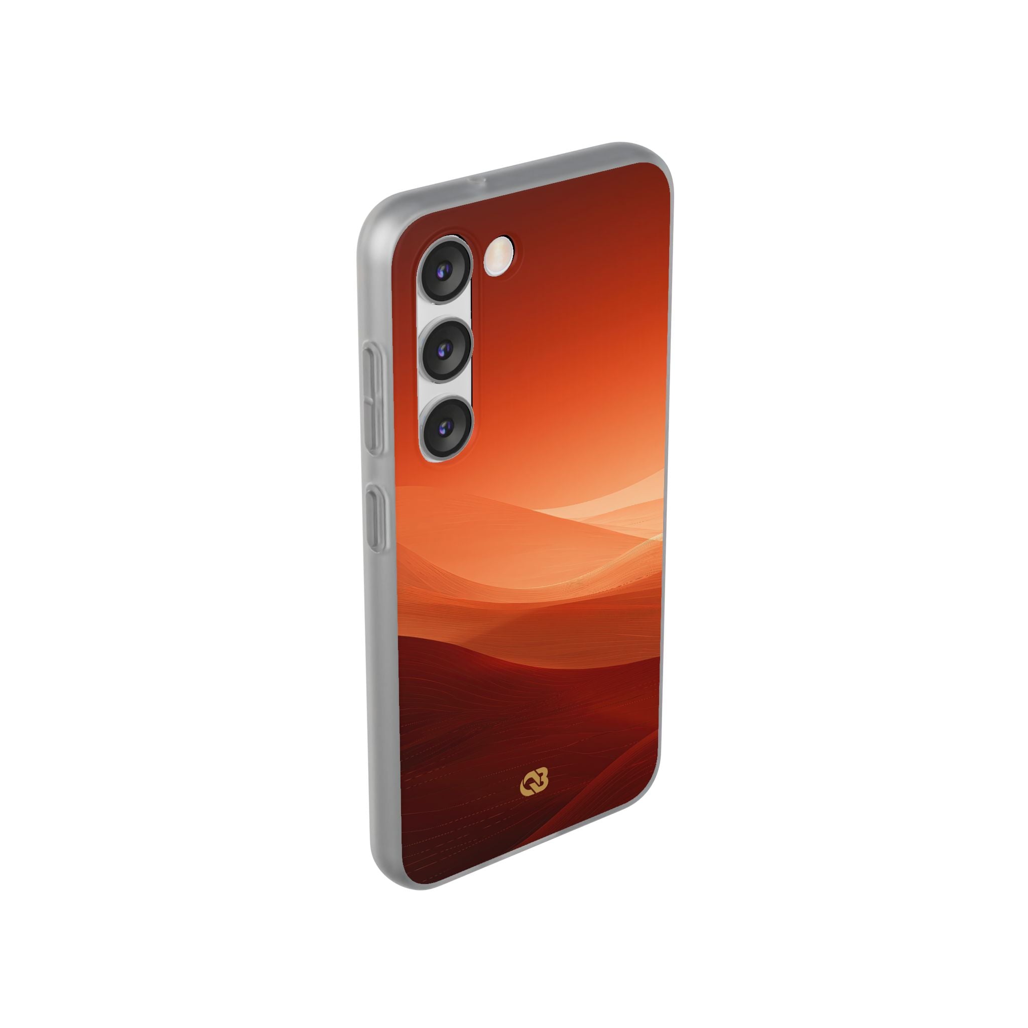Orange Lite Phone Case for Samsung - Crimson Dune Gradient