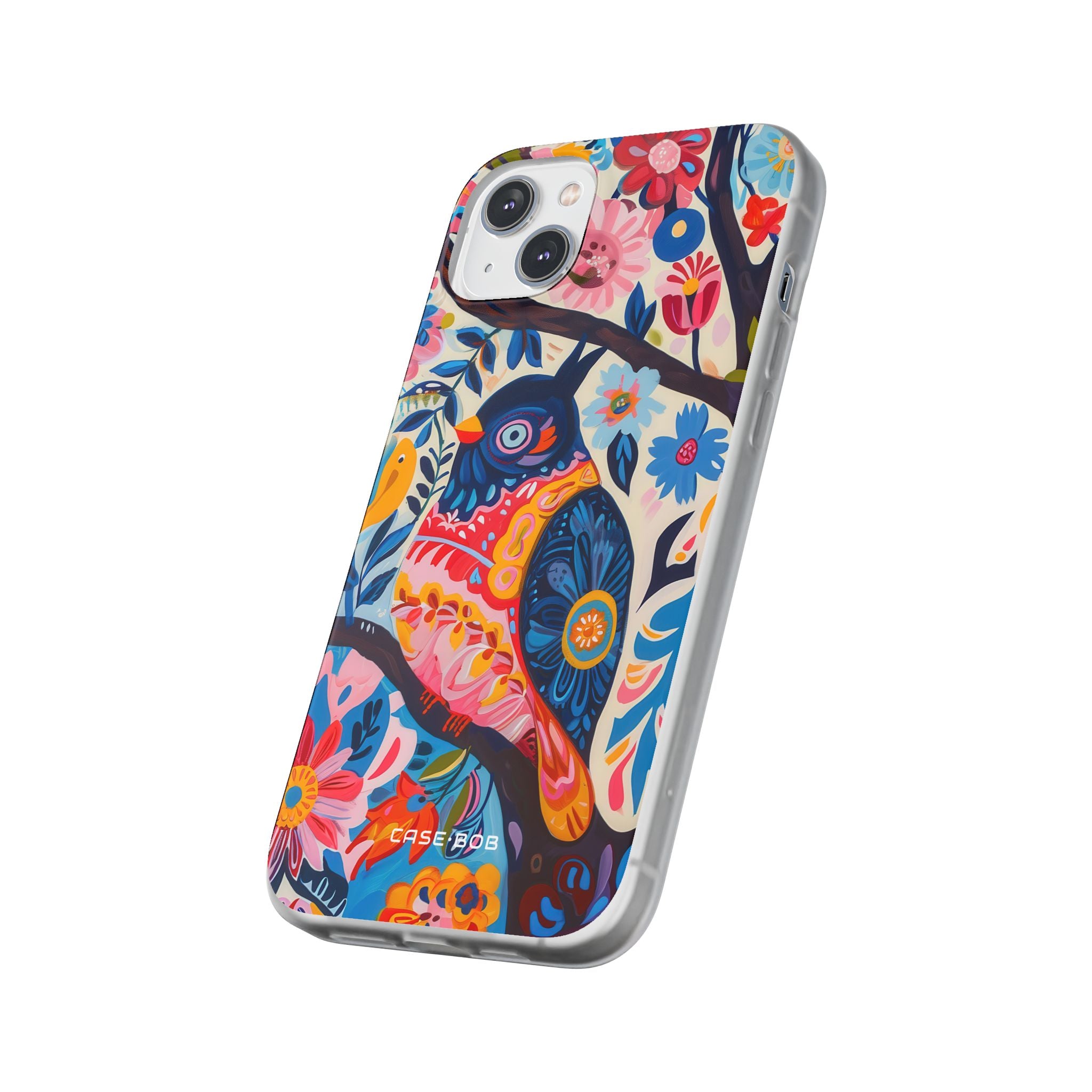 Owl Bloom iPhone 14 Plus Case - Soft