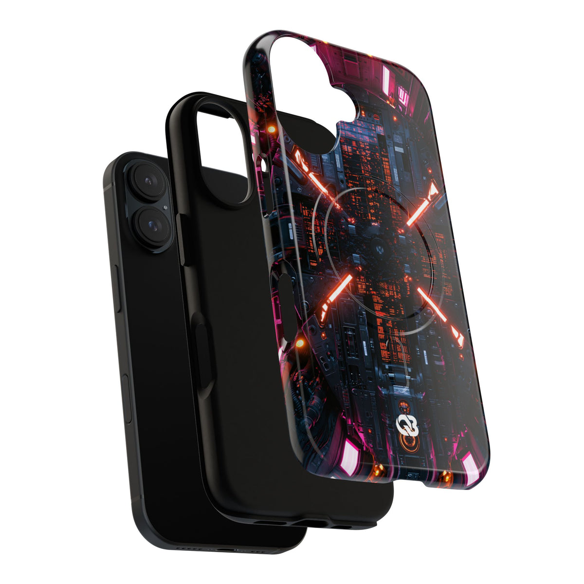 Cybernetic Reactor Core · Tough 2.0 Magnetic Phone Case for iPhone · Black