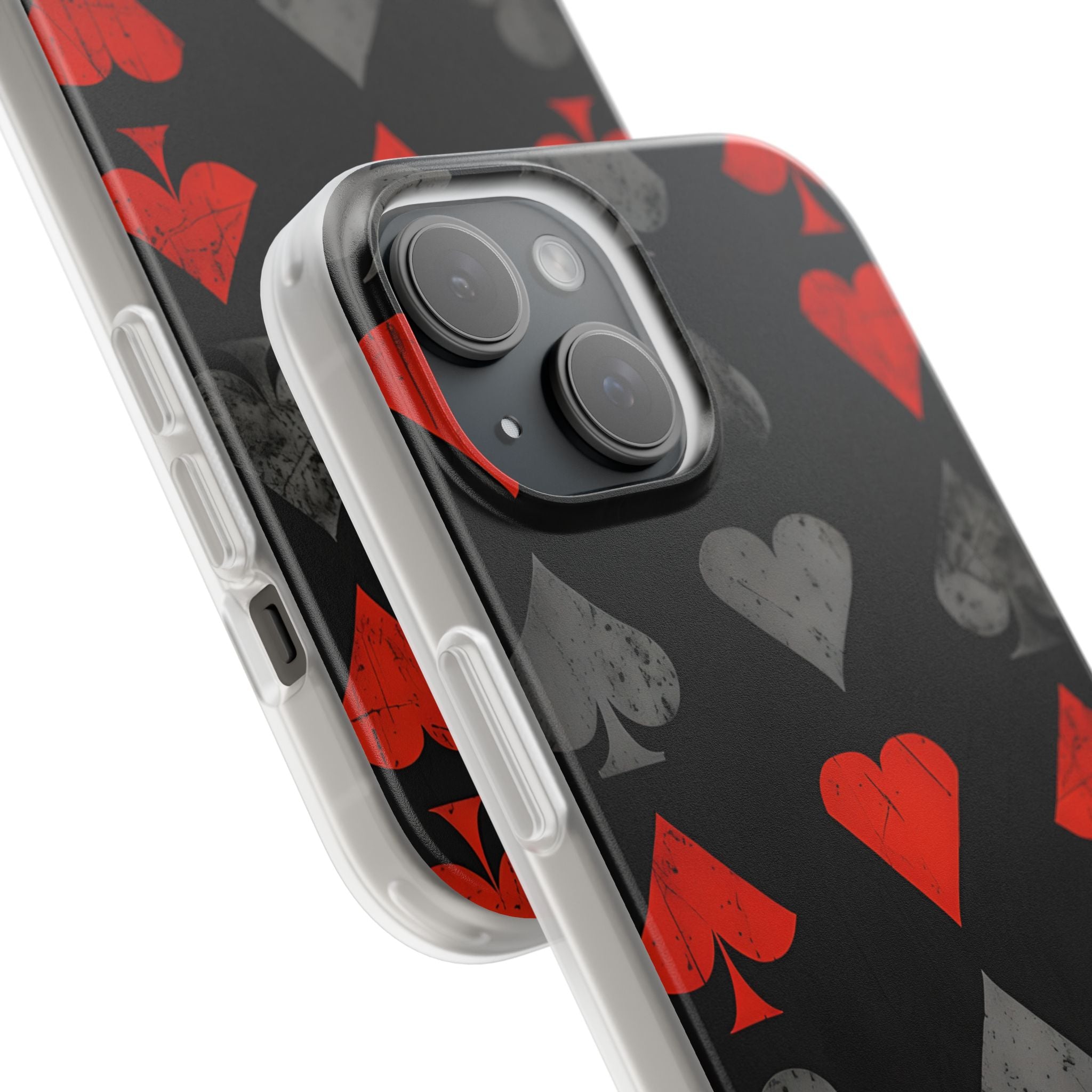 Crimson Ash Suits · Soft Custodia per iPhone