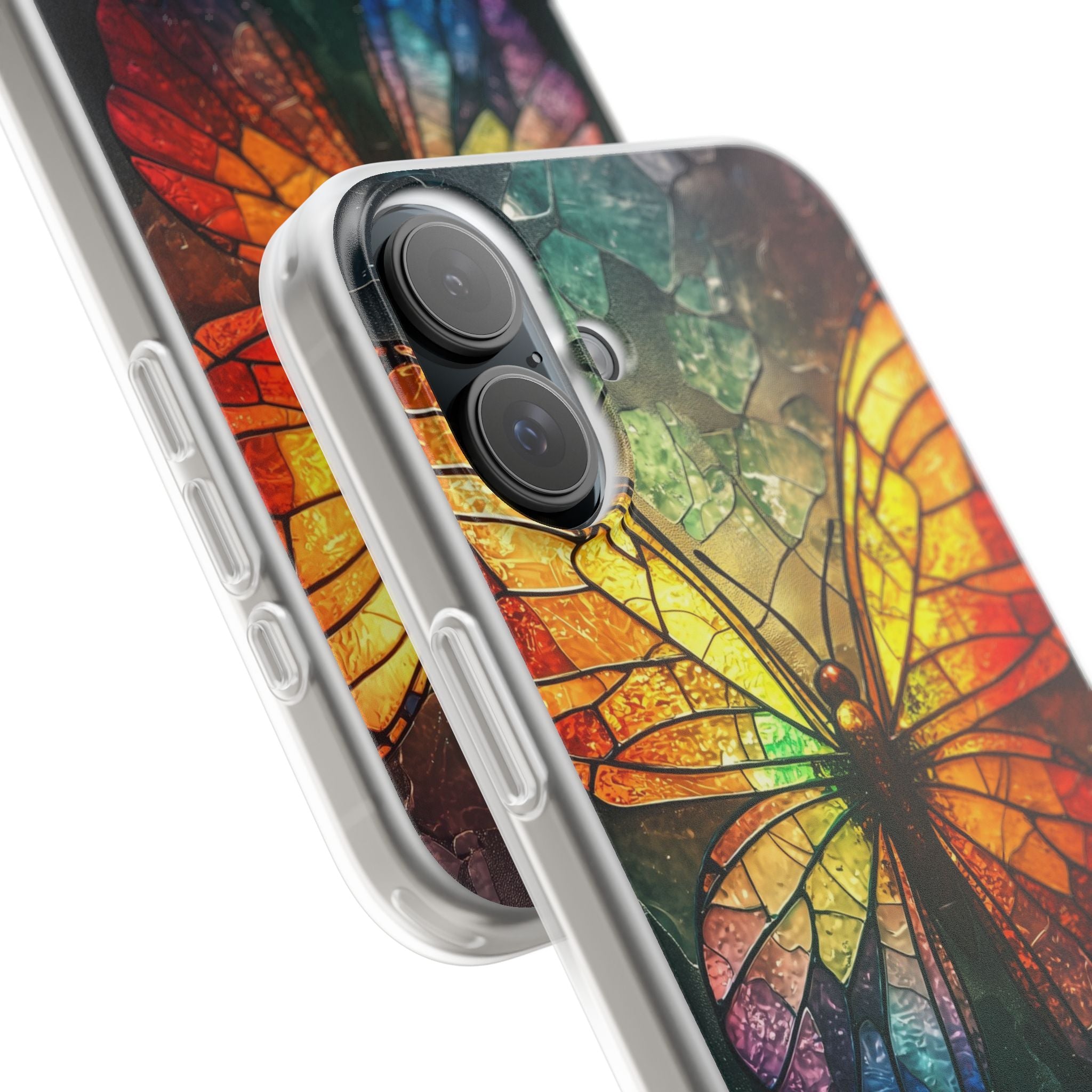 Shattered Prism Butterfly · Soft Phone Case for iPhone