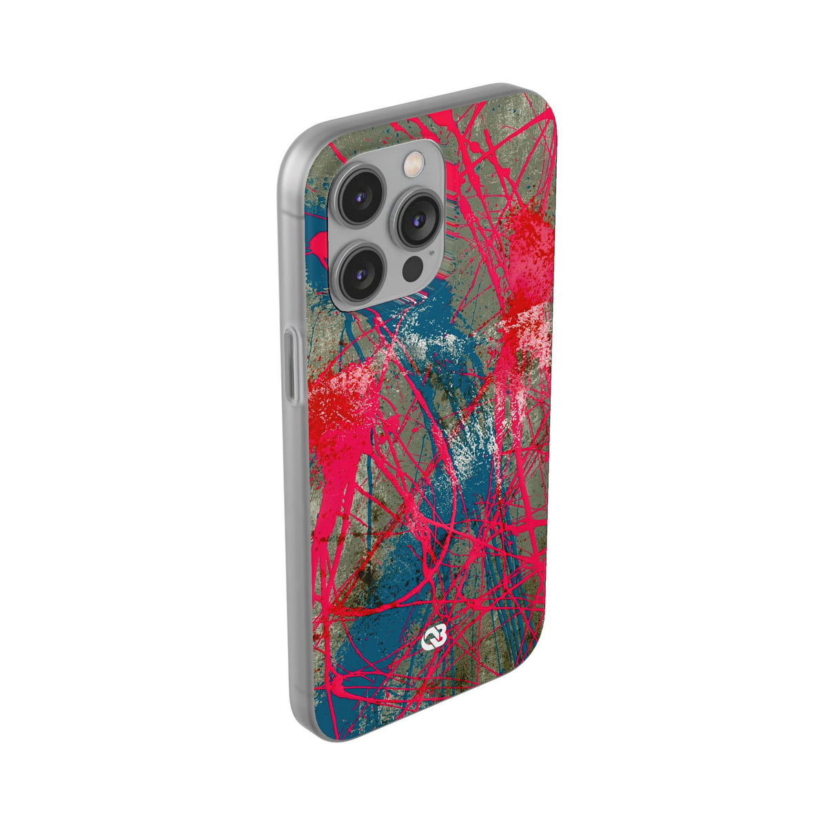 Neon Static Drip · Lite Phone Case for iPhone · Pink