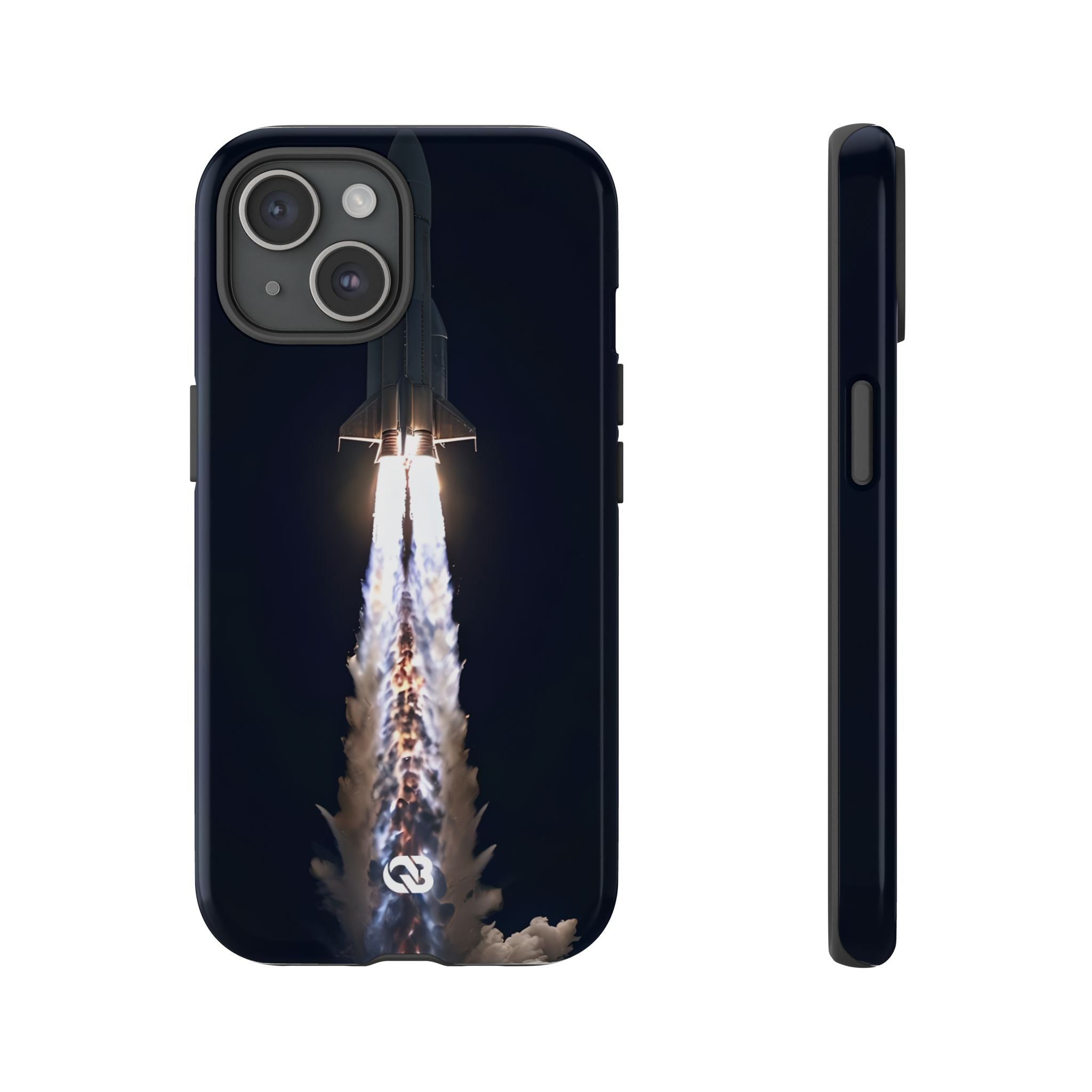 Obsidian Rocket Ascent · Tough Phone Case for iPhone