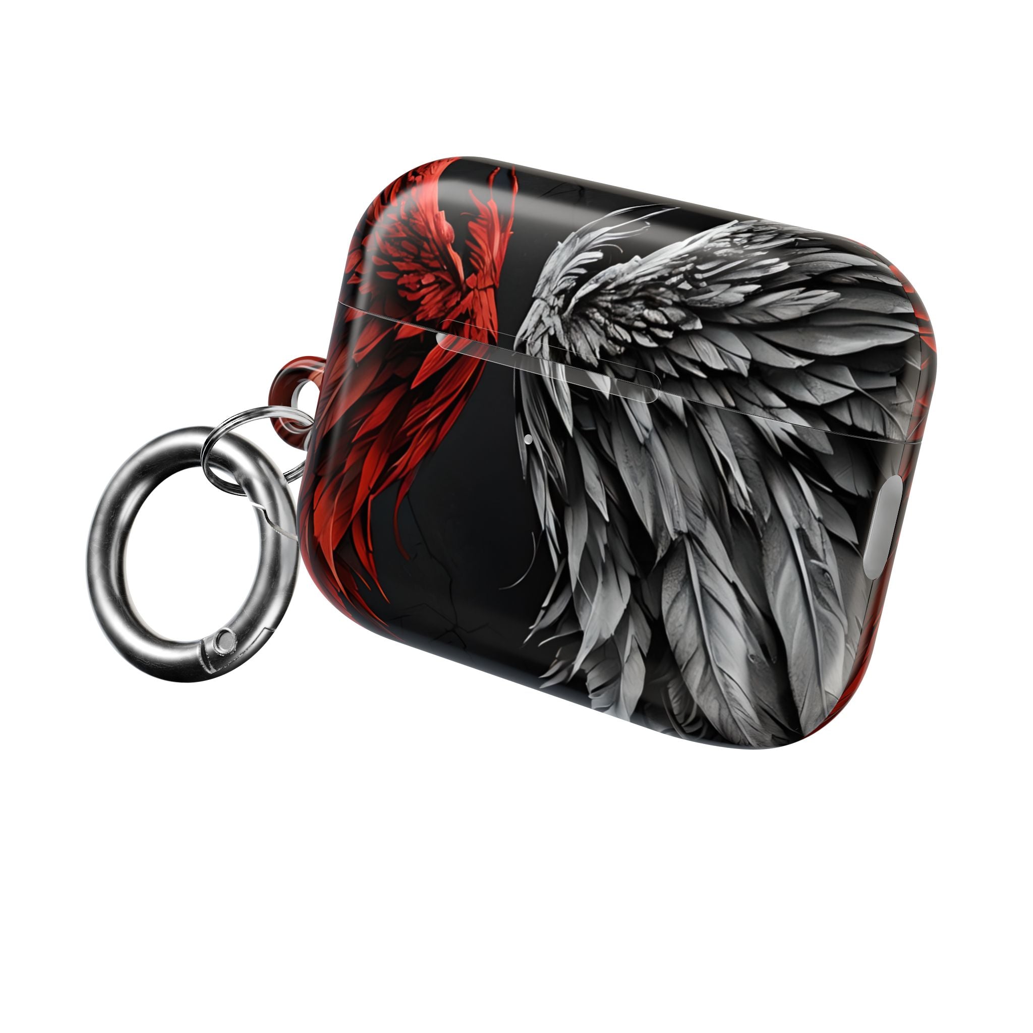 Crimson Silver Wings - AirPods Case