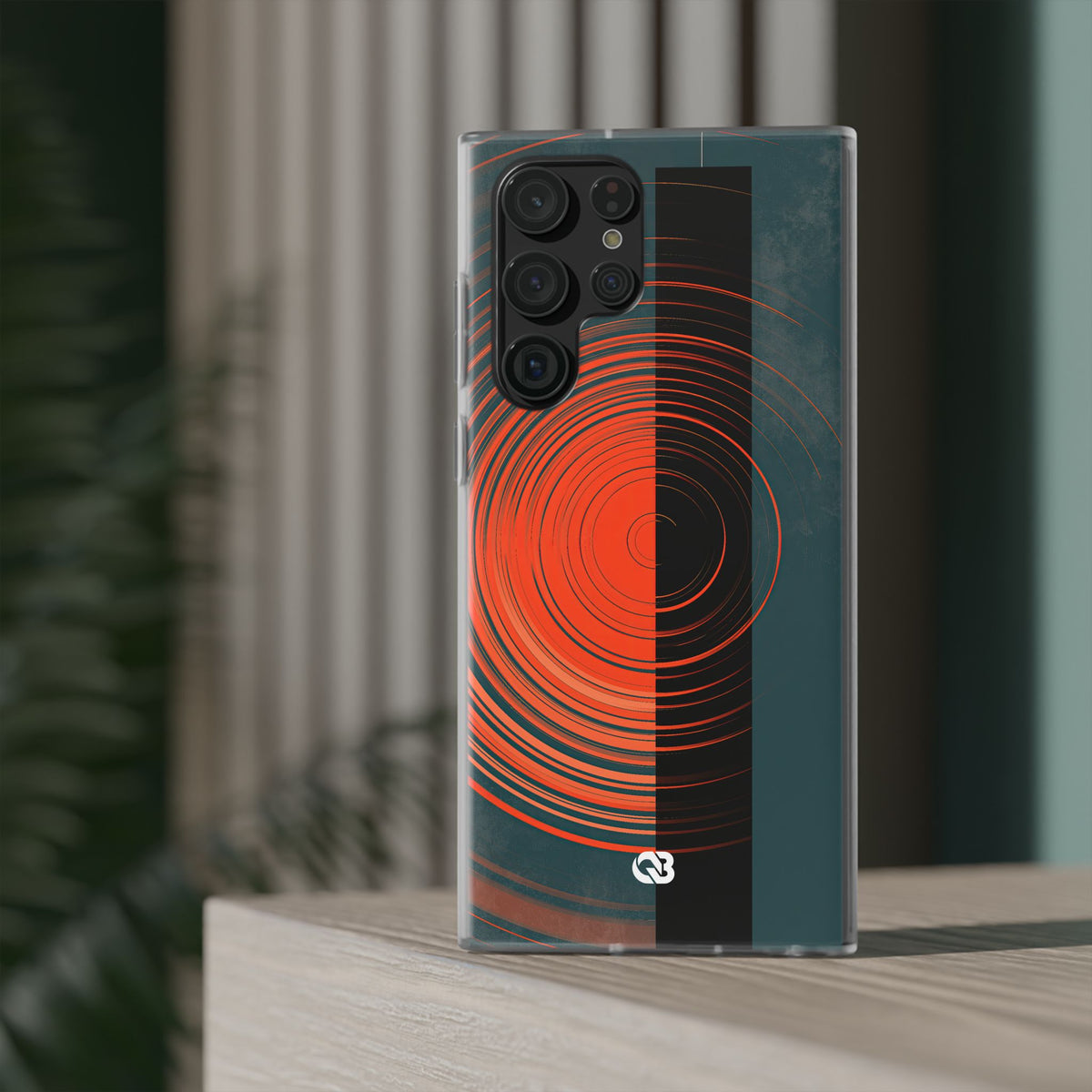 Teal Lite Phone Case for Samsung - Burnt Slate Radial