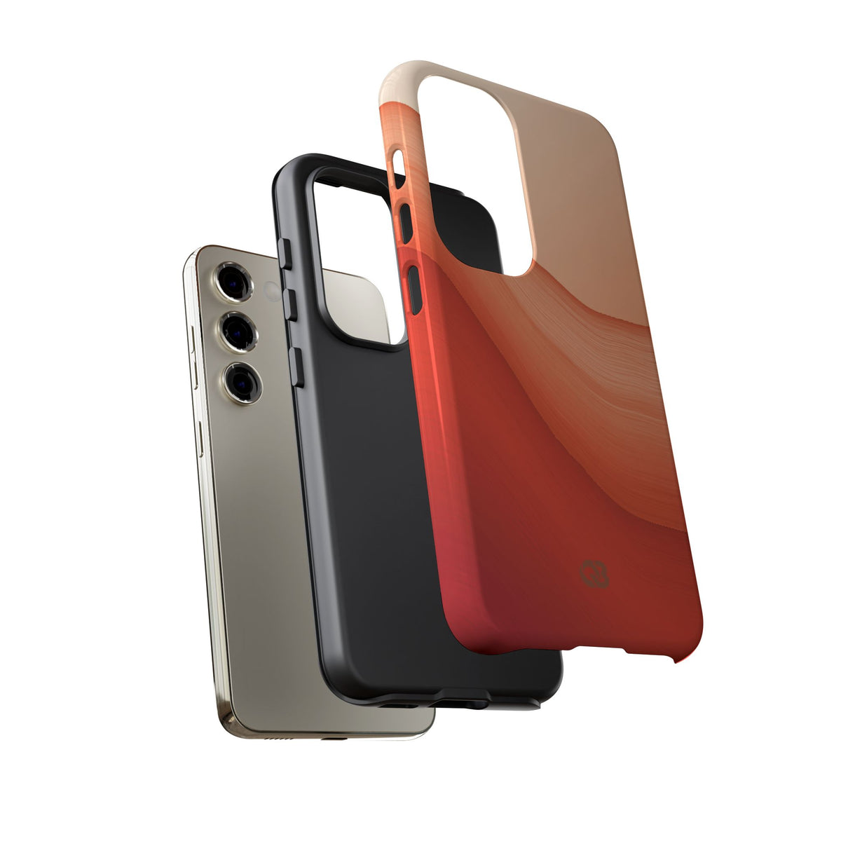 Terracotta Flow · Tough Phone Case for Samsung · Orange