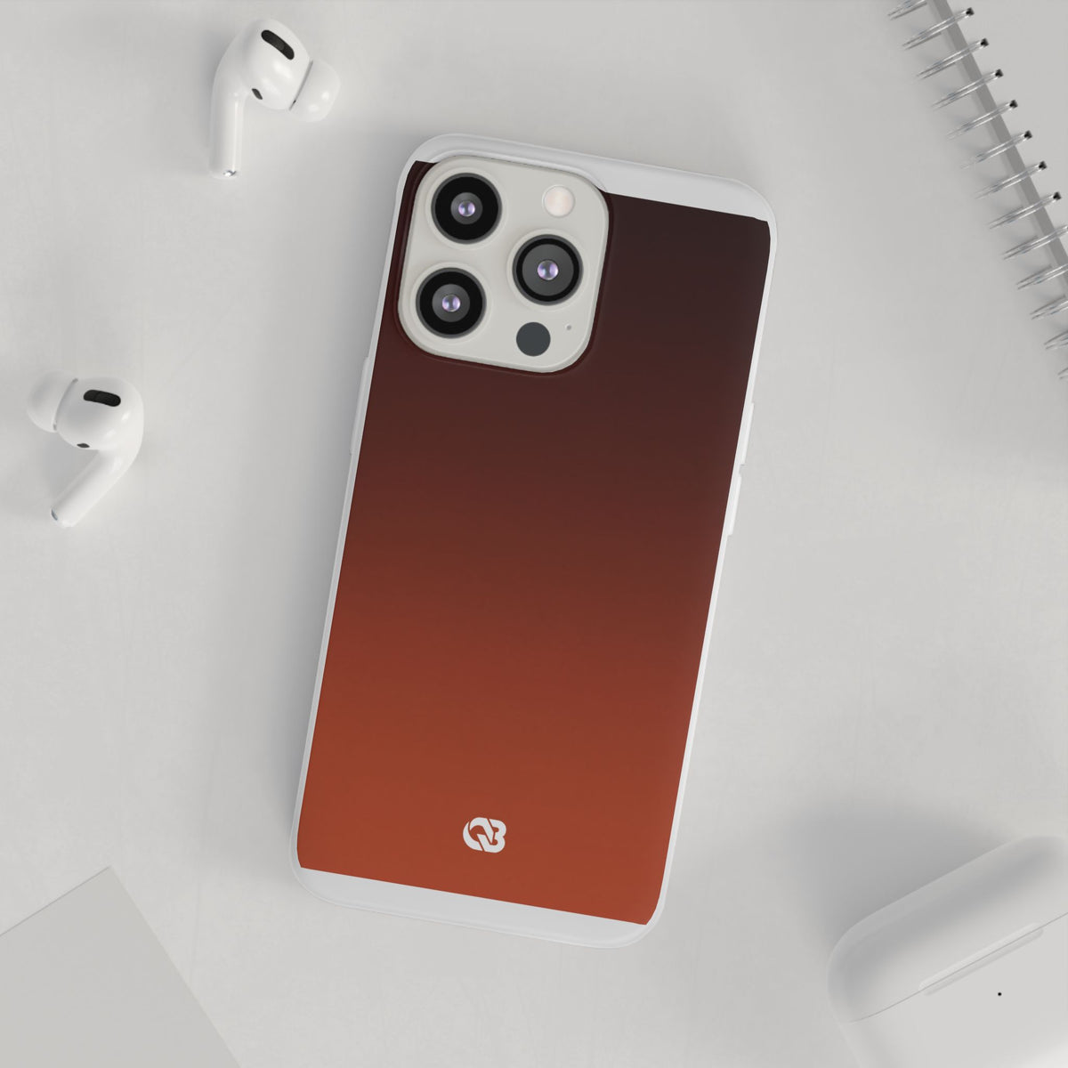 Burnt Amber Spectrum · Lite Phone Case for iPhone · Orange
