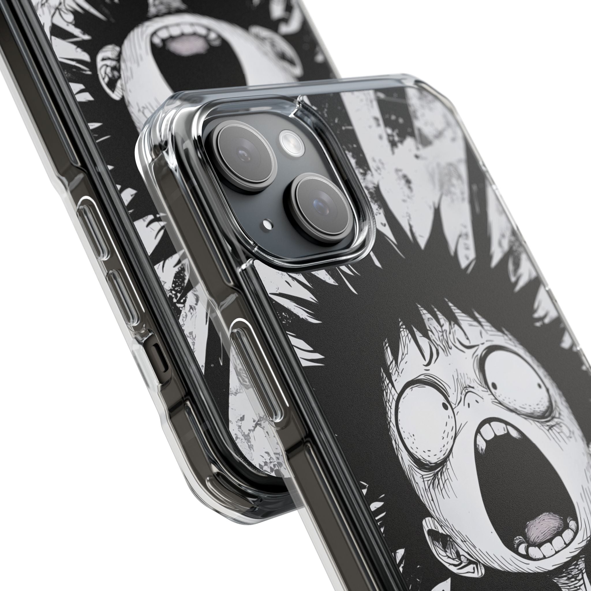 Chaotic Monochrome Scream · Impact Magsafe