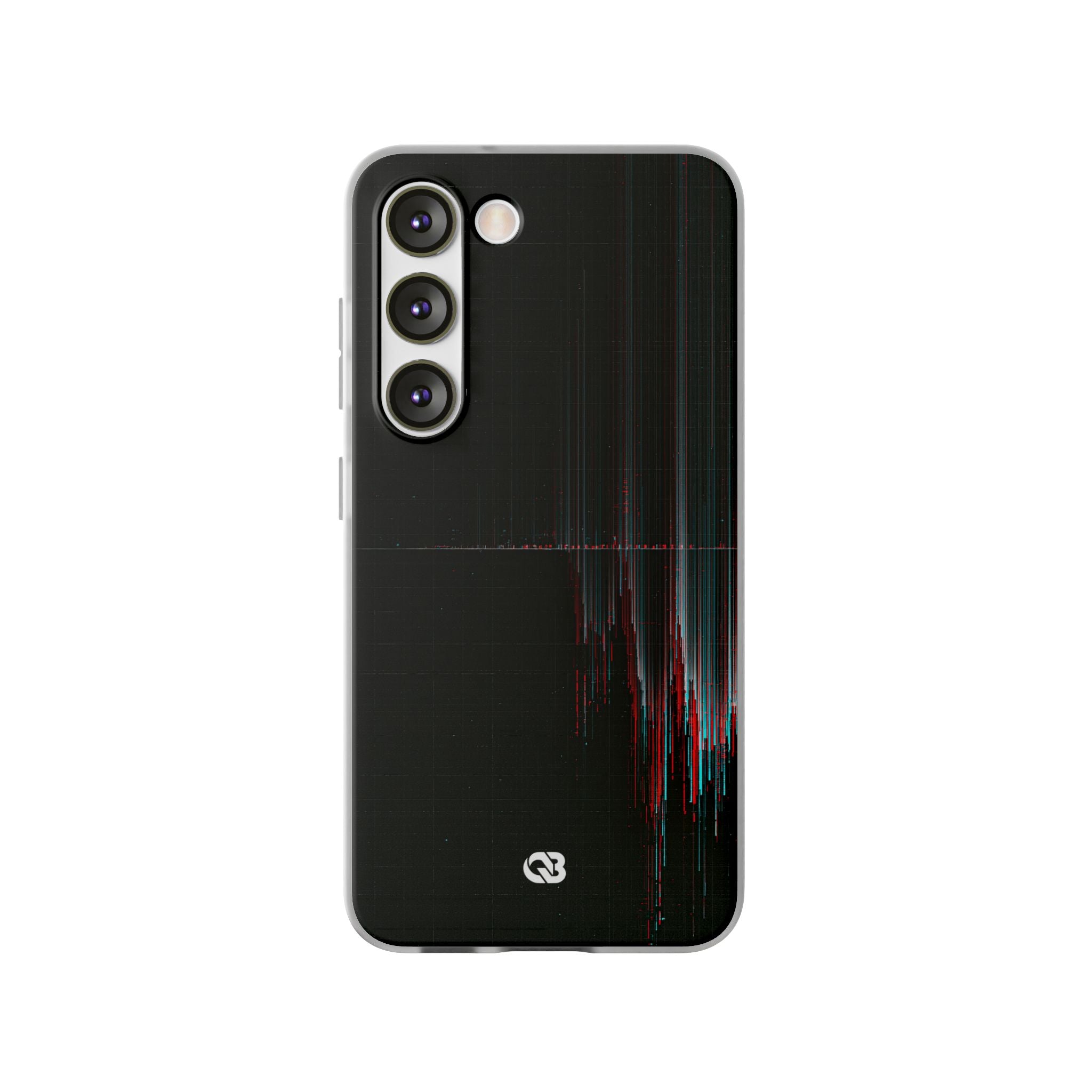 Black Lite Phone Case for Samsung - Corrupted Data Stream
