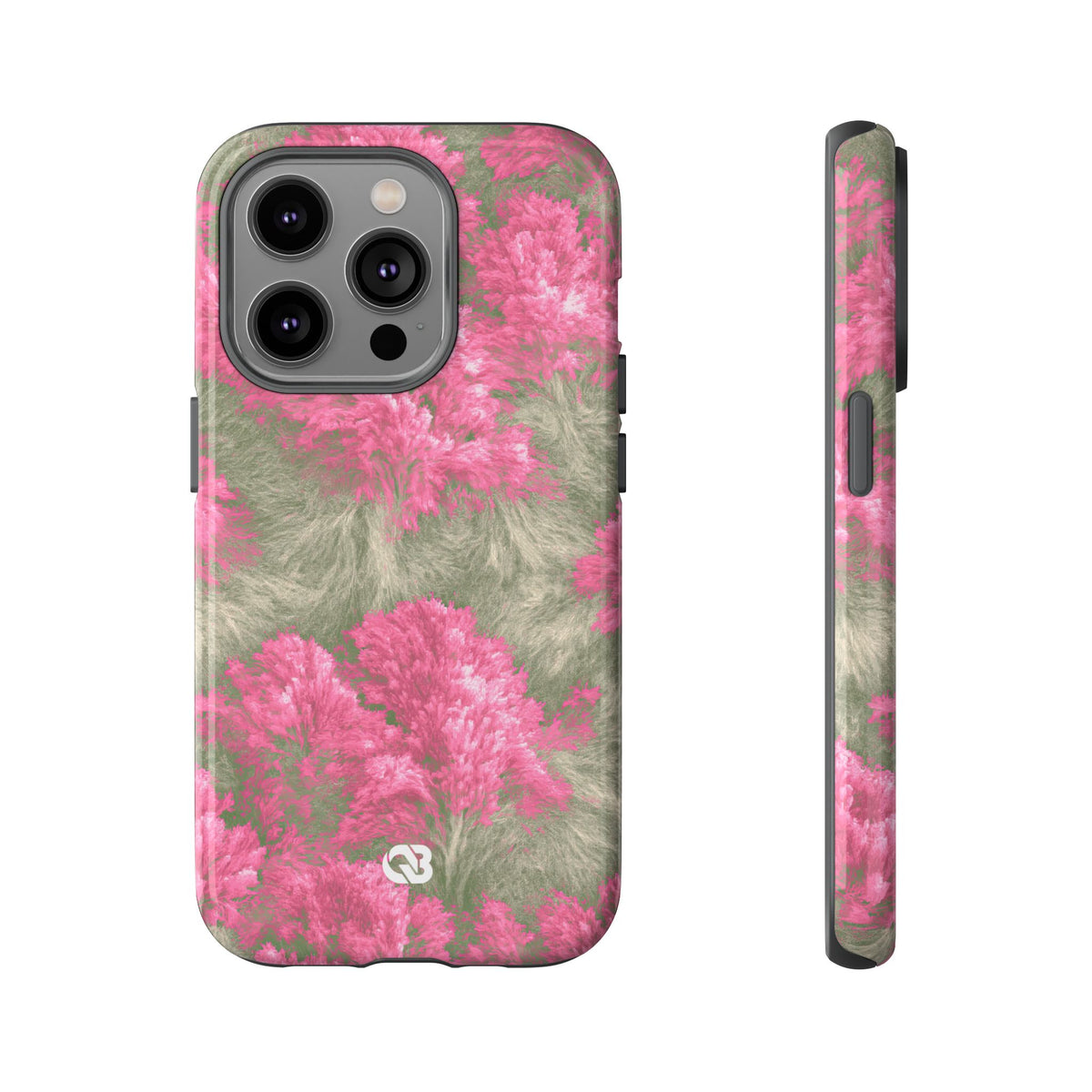 Digital Blossom · Tough Phone Case for iPhone · Pink
