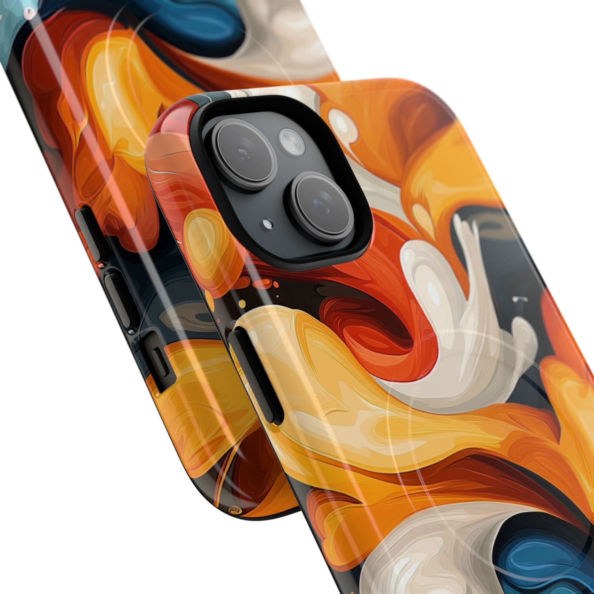 Crimson Ribbon iPhone 15 Plus Case - Tough+