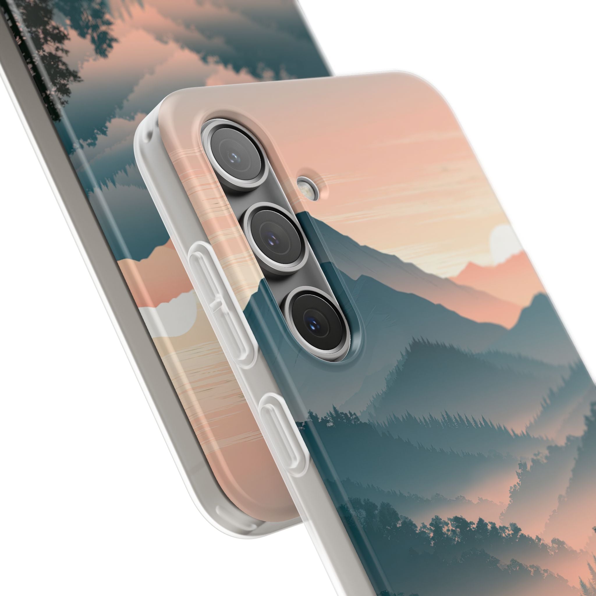 Teal Lite Phone Case for Samsung - Alpine Teal Horizon