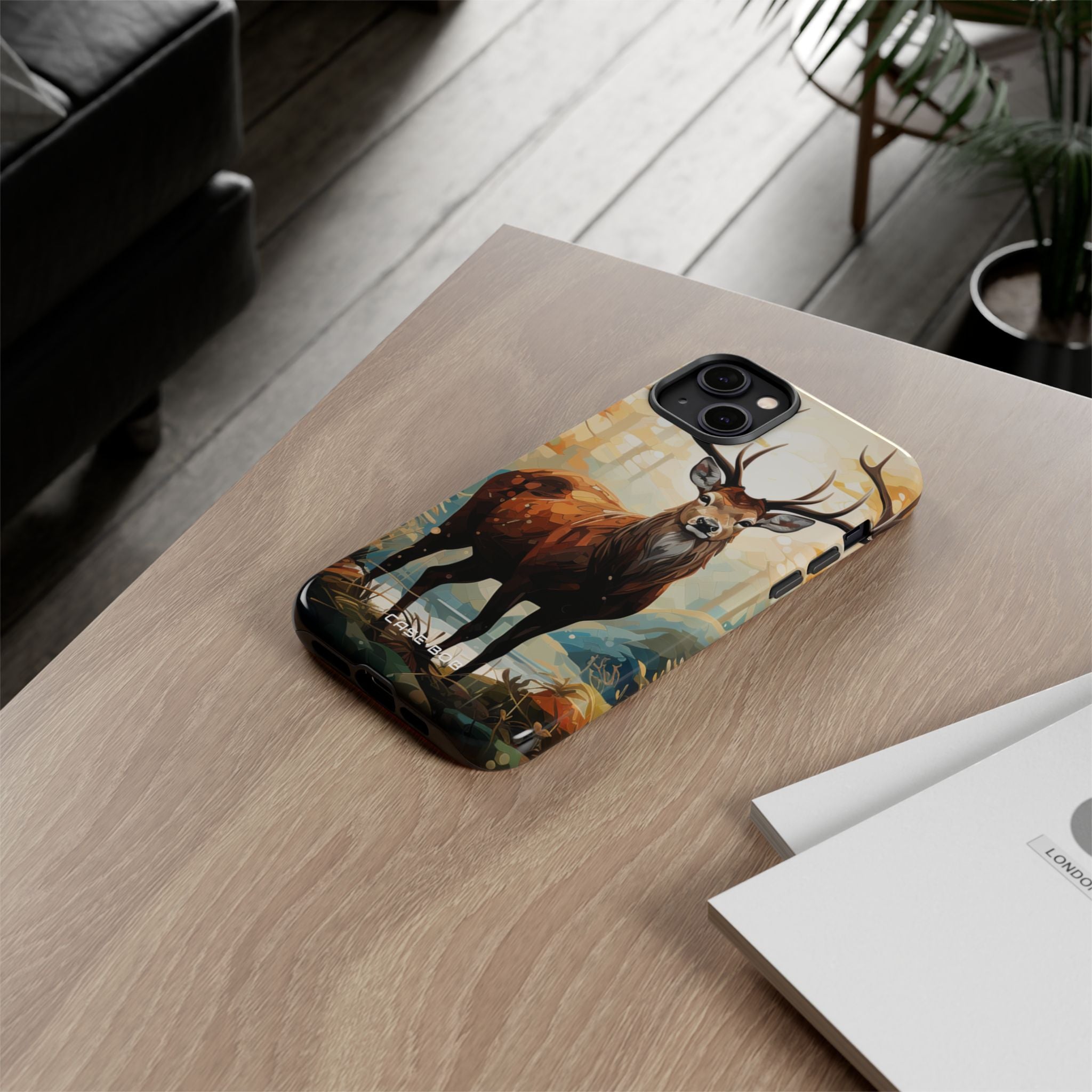 Glowing Stag iPhone 14 Plus Case - Tough - CASE•BOB