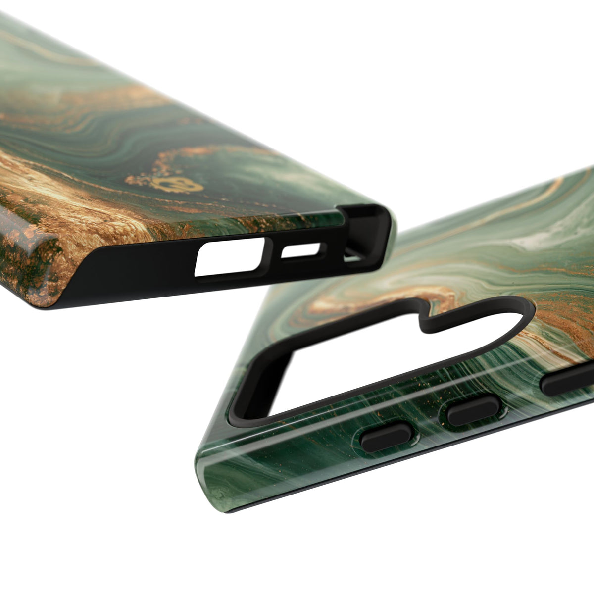 Jade Suminagashi · Tough Phone Case for Samsung · Green