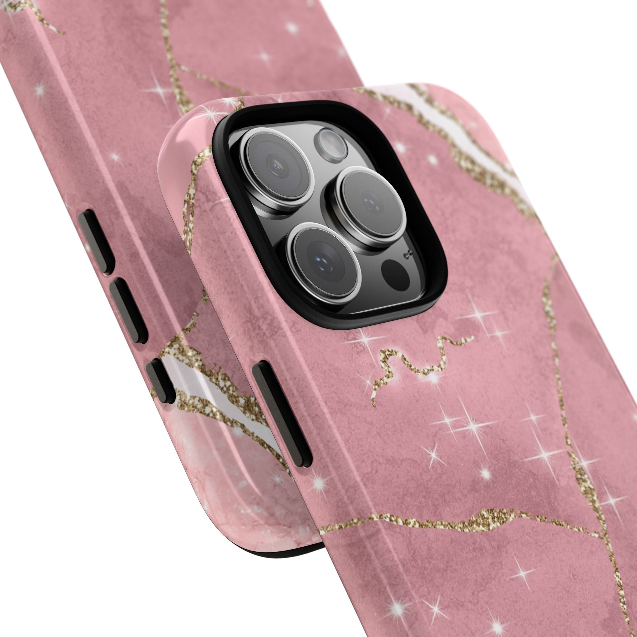 Rose Sparkle Marble · Tough Phone Case for iPhone