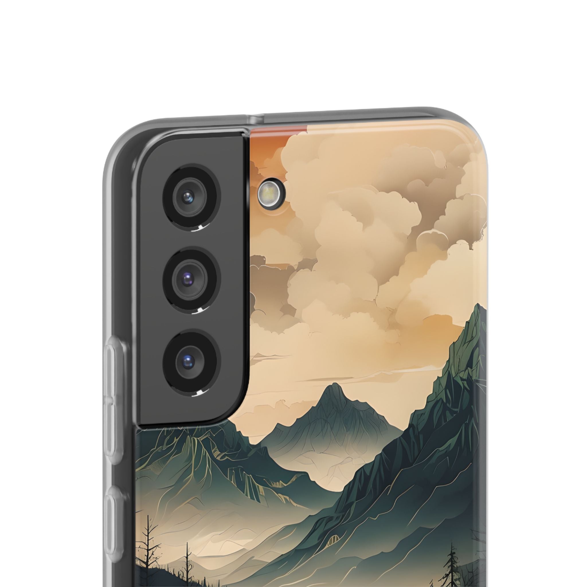 Summit River Dusk · Soft Phone Case for Samsung