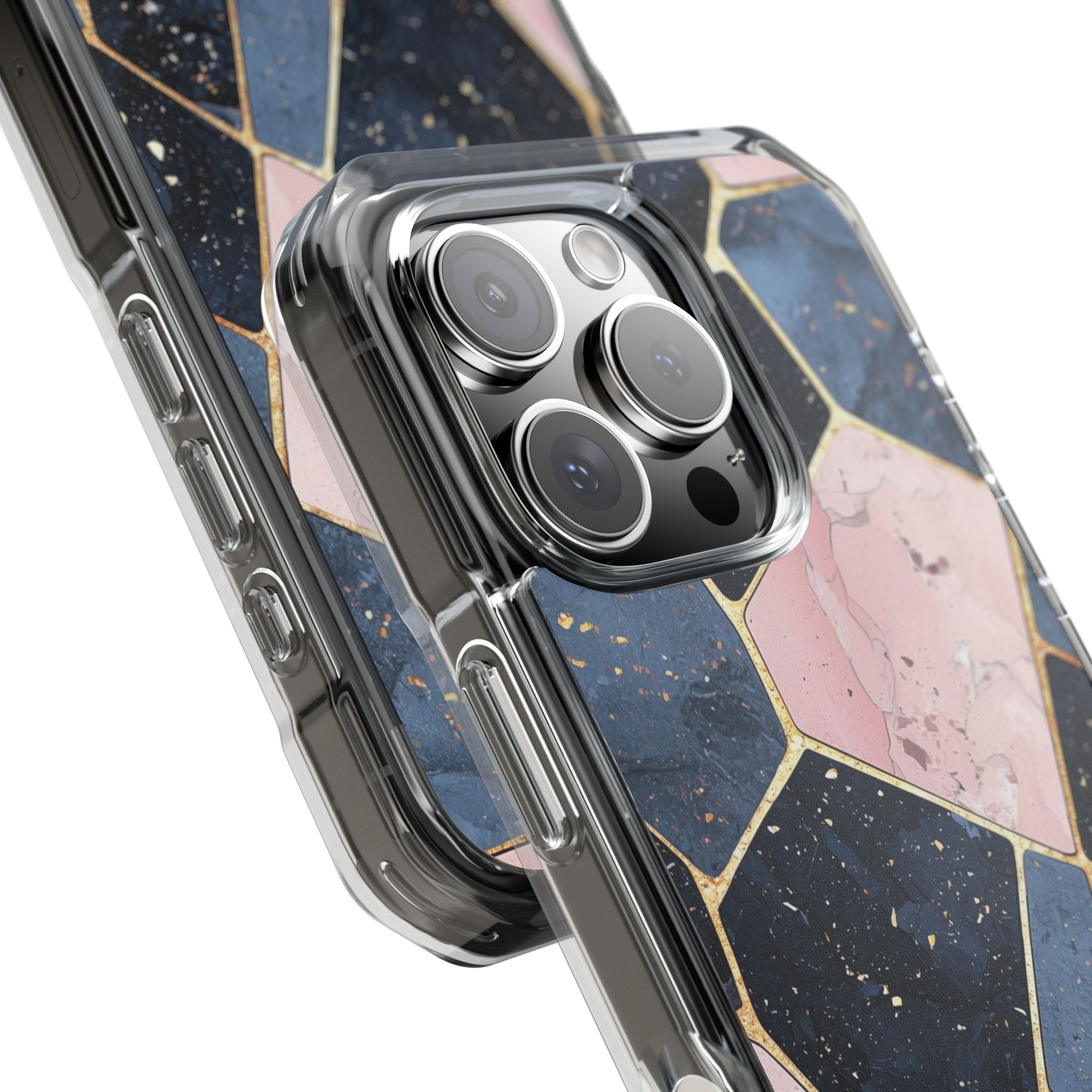 Golden Mosaic iPhone 16 Pro Case - Impact - CASE•BOB
