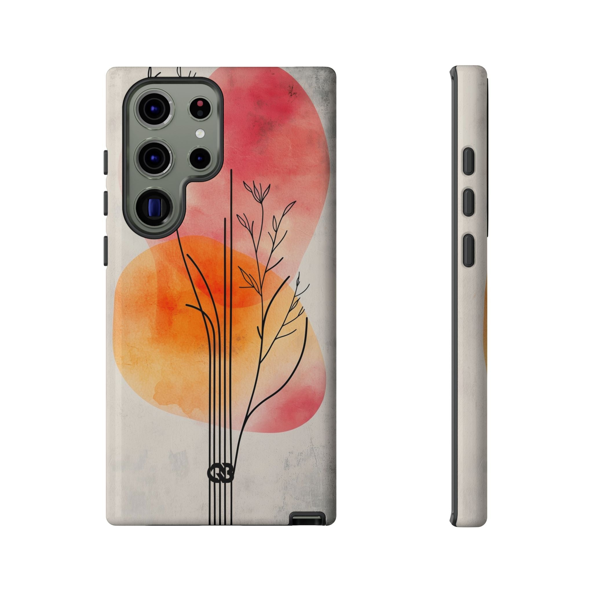 Crimson Bloom Lineage · Tough Phone Case for Samsung
