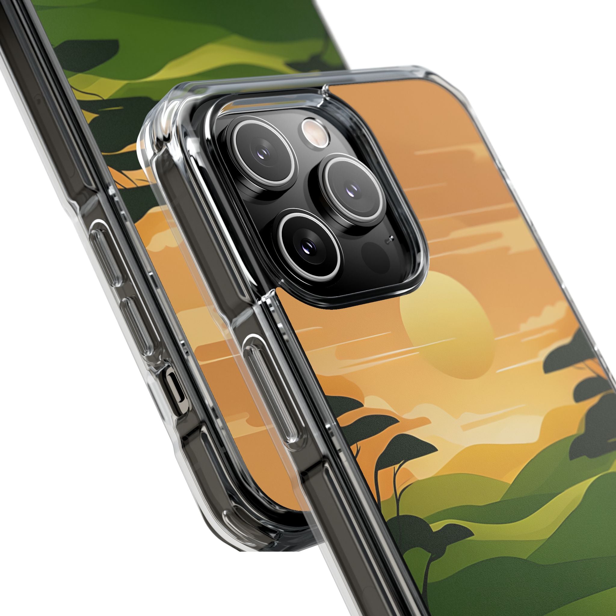 Verdant Horizon Sun · Impact Phone Case for iPhone · Magsafe