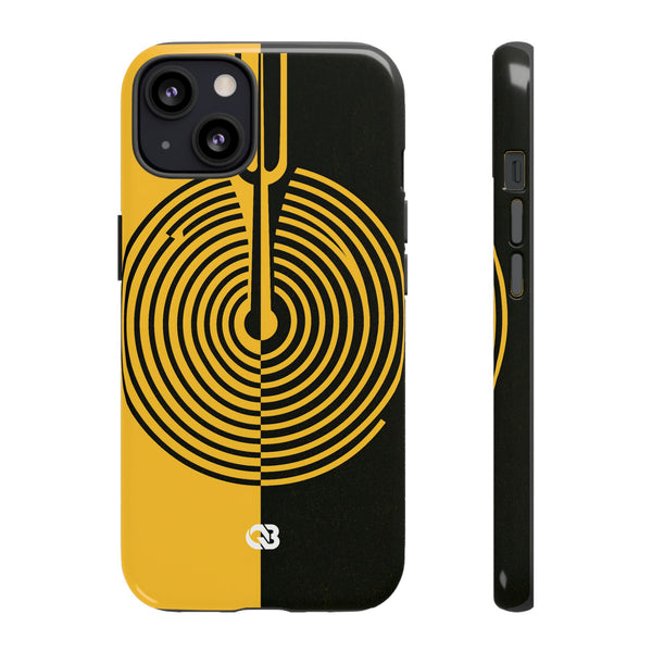 Orbital Resonance · Tough Phone Case for iPhone · Yellow
