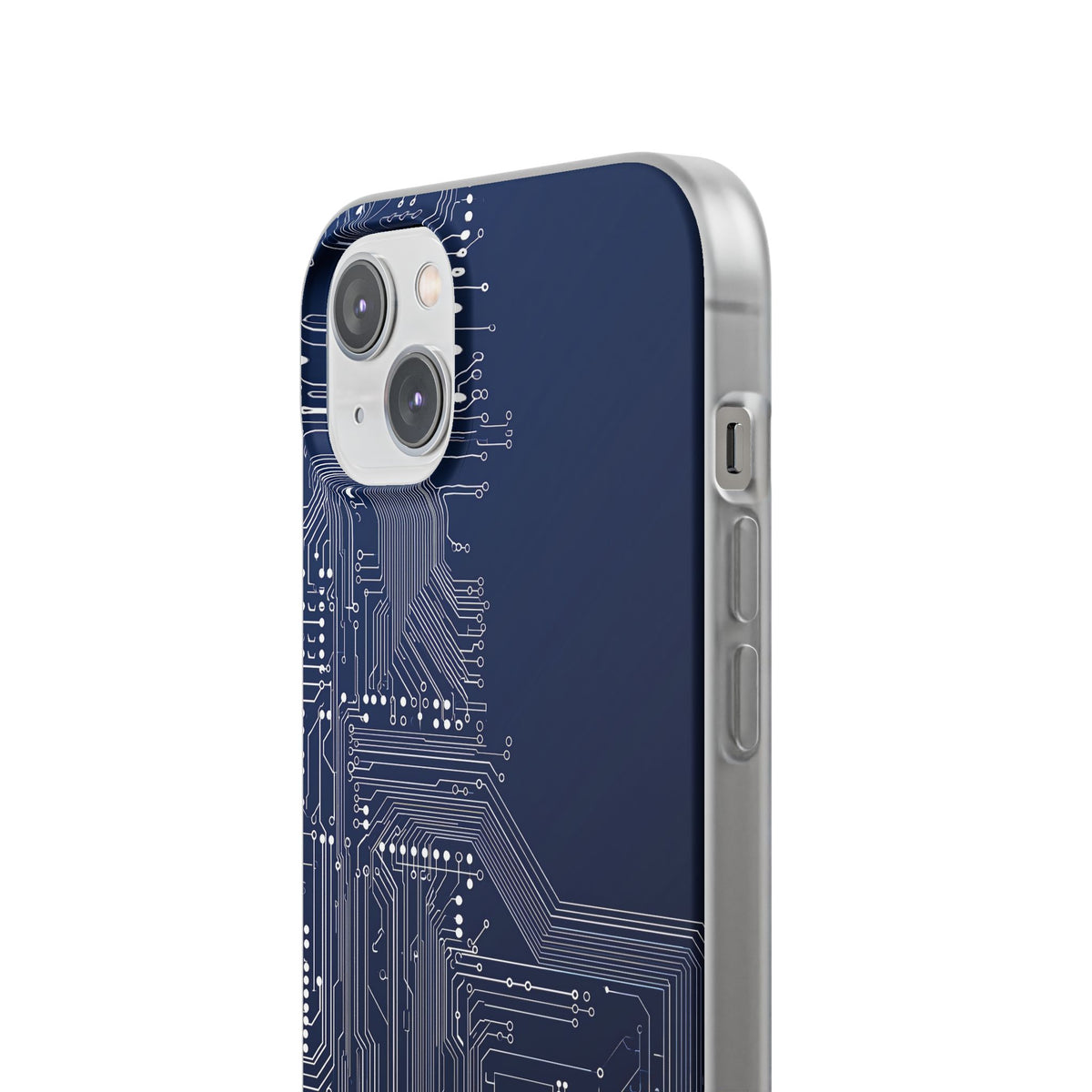 Blue Lite Phone Case for iPhone - Cobalt Data Stream