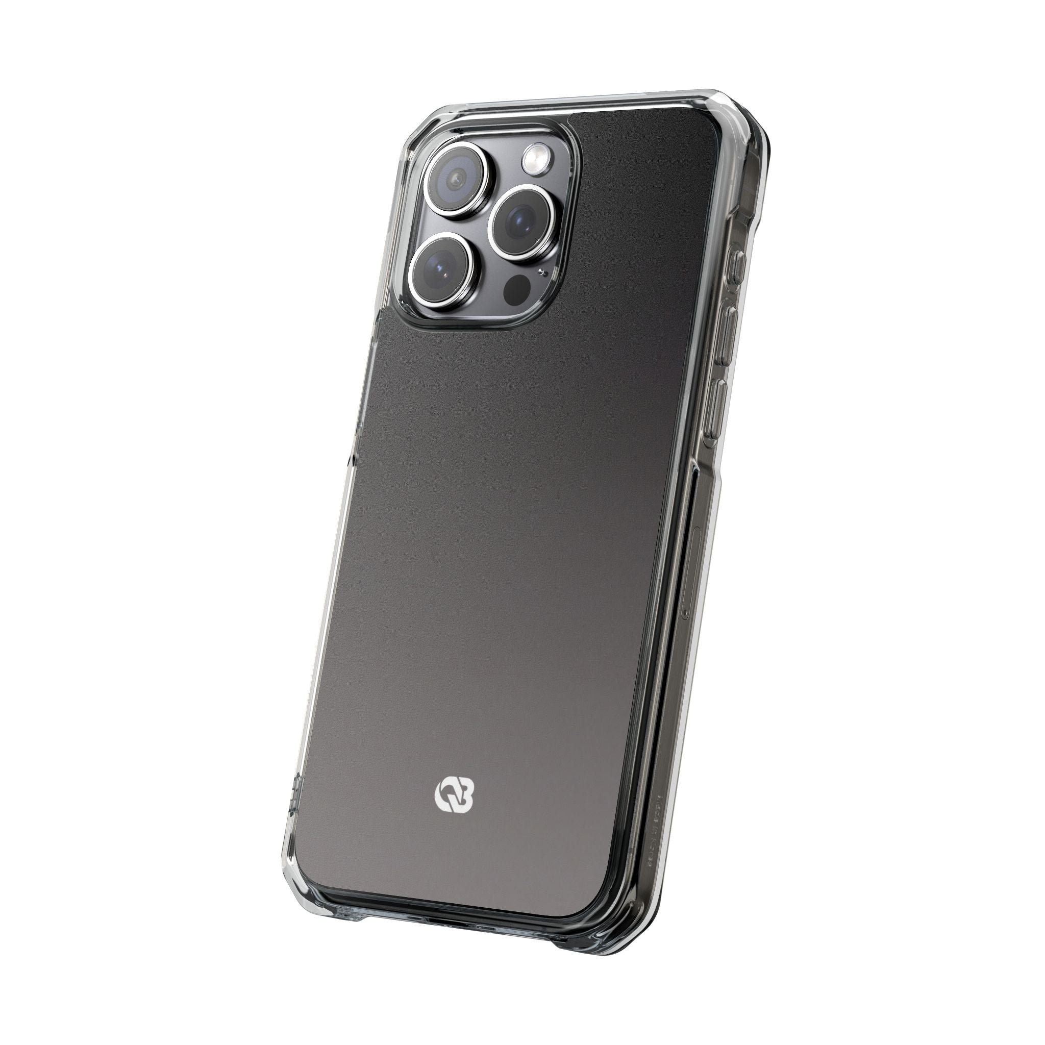 Grey Impact MagSafe Phone Case for iPhone - Obsidian Ash Fade