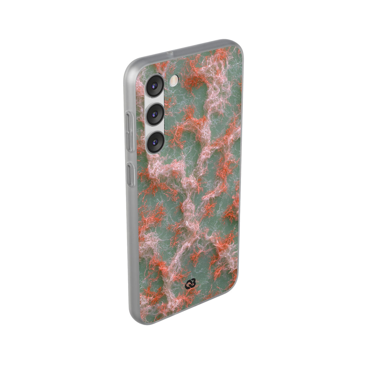 Coral Pixel Matrix · Lite Phone Case for Samsung · Green