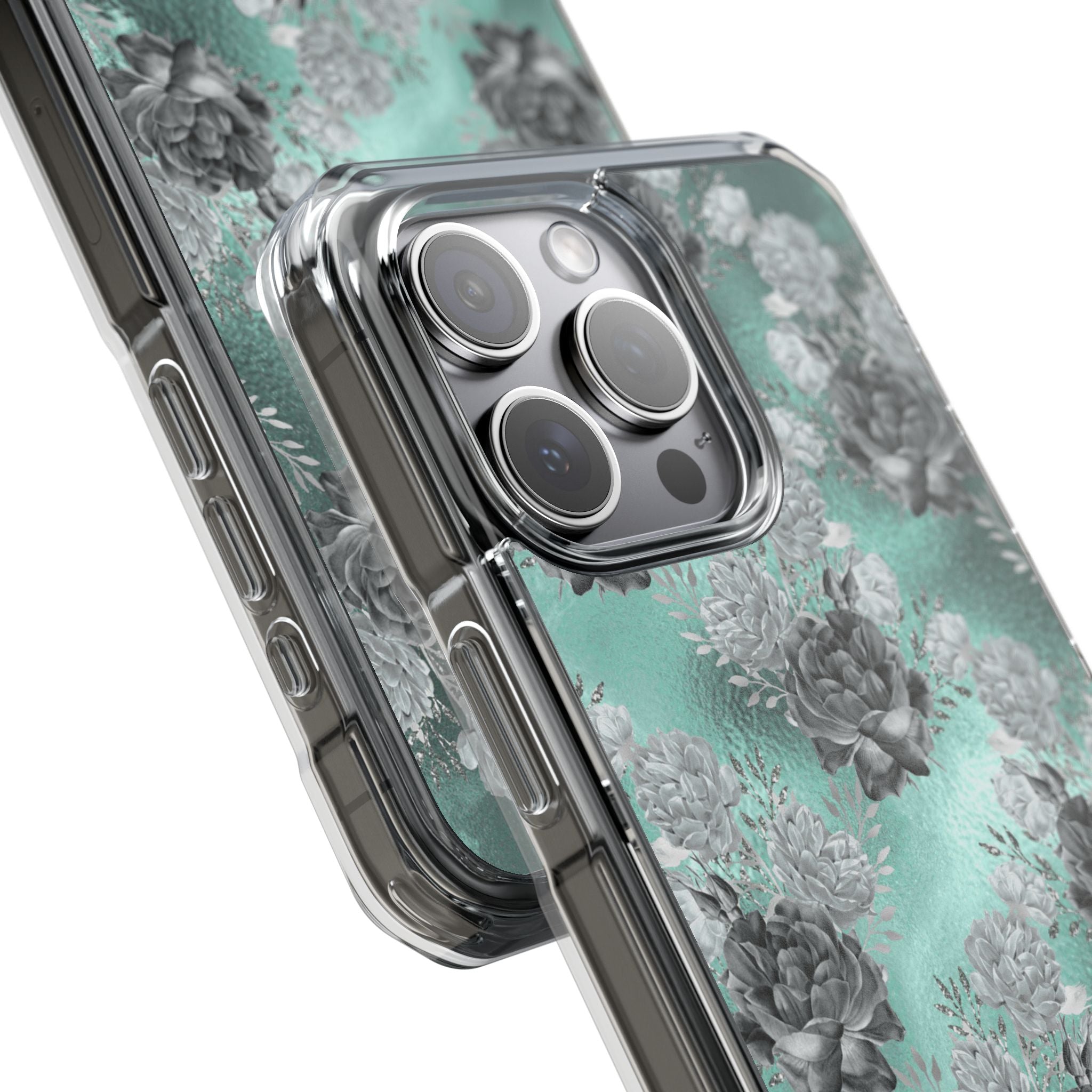 Frost Mint Floral · Impact Magsafe
