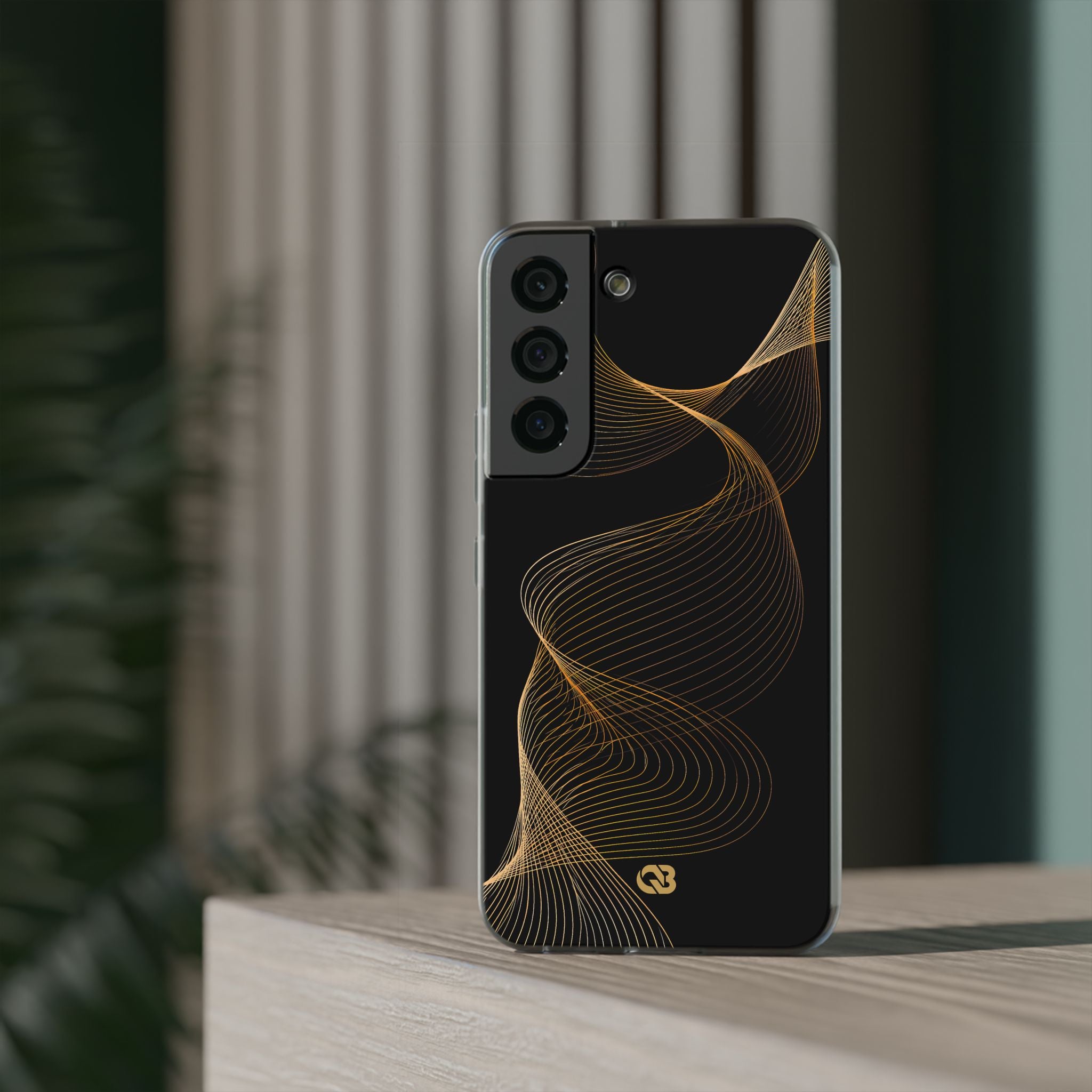 Gold Lite Phone Case for Samsung - Burnished Bronze Helix
