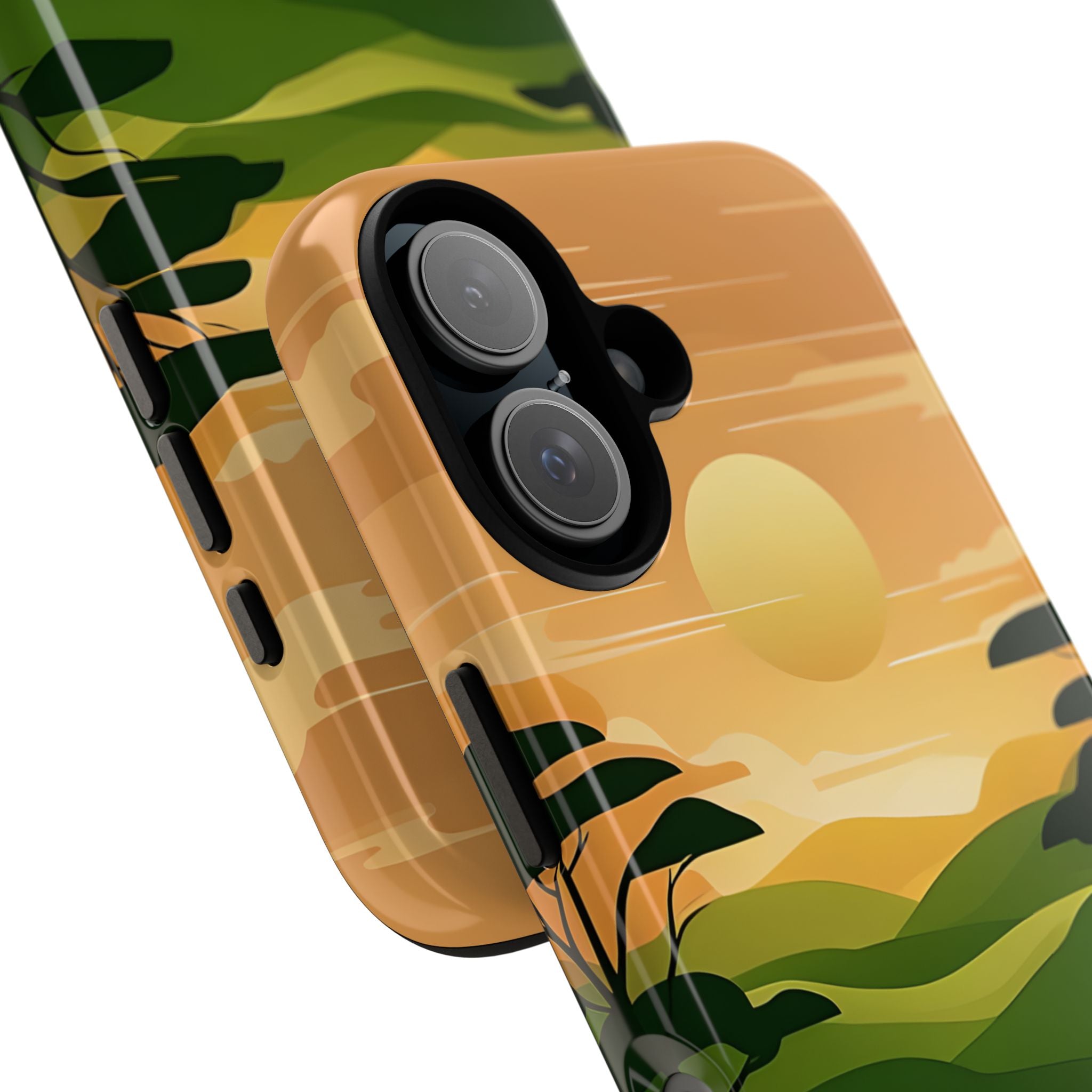 Verdant Horizon Sun · Tough Phone Case for iPhone