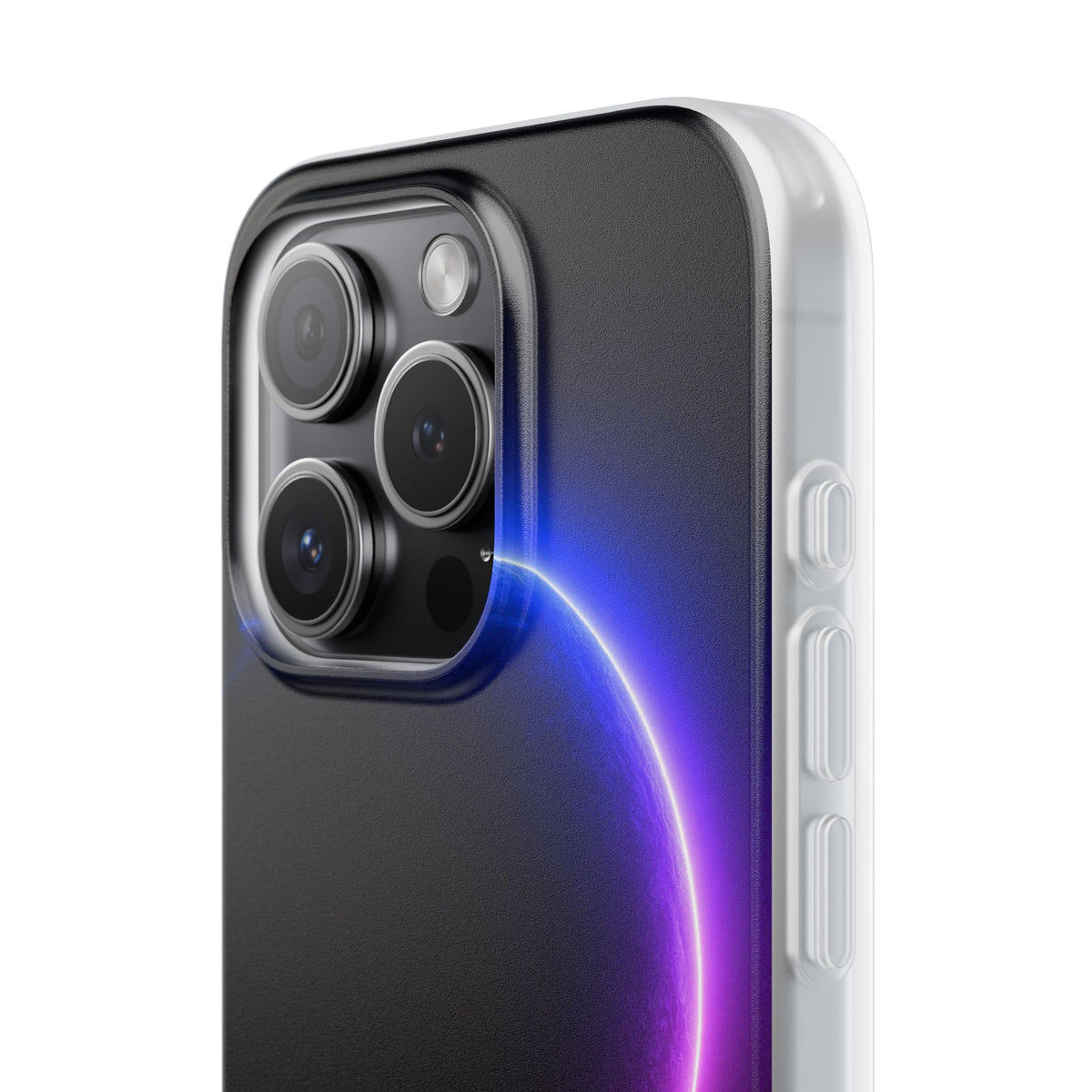 Luminous Eclipse · Lite Phone Case for iPhone · Black