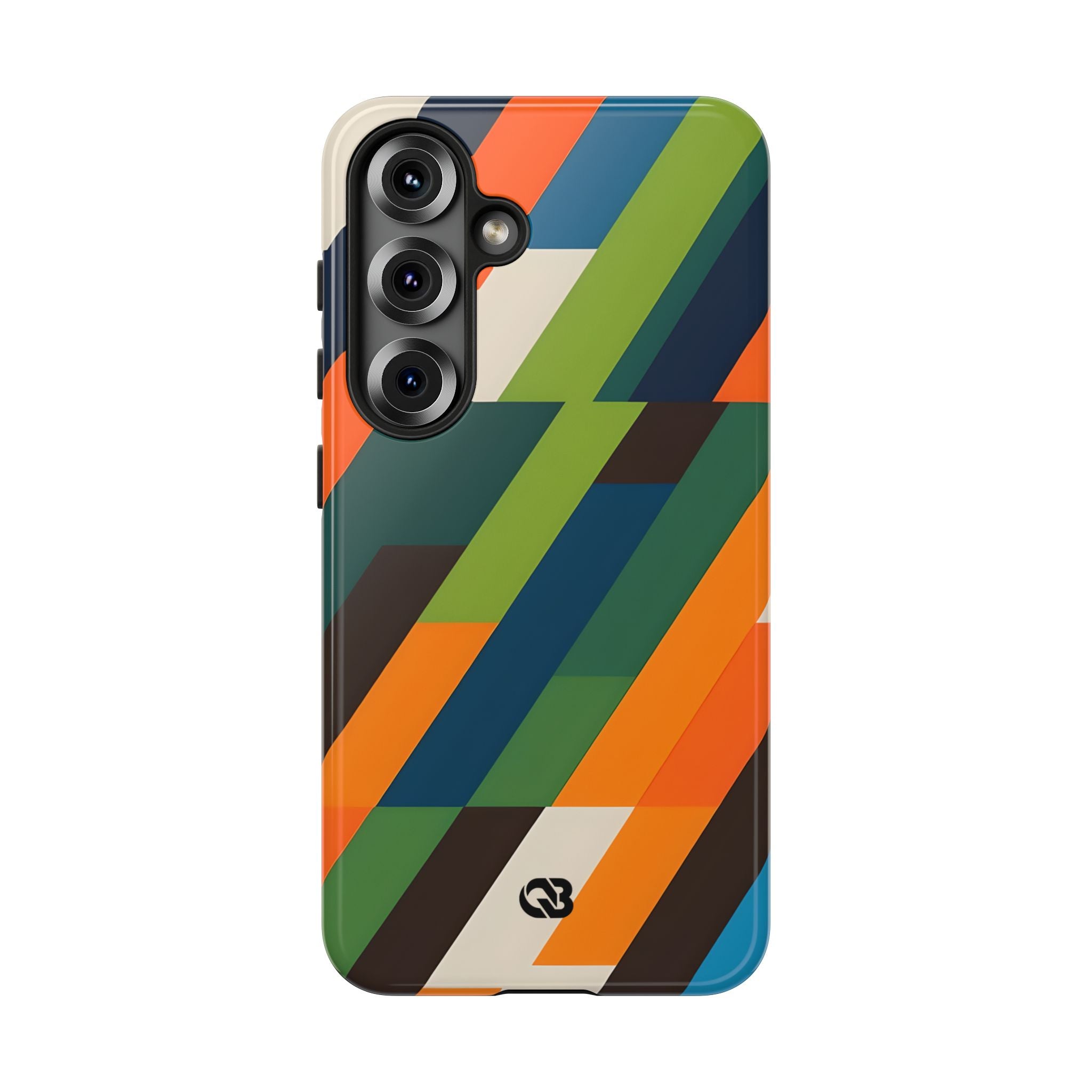 Angled Retro Mosaic · Tough Handyhülle für Samsung